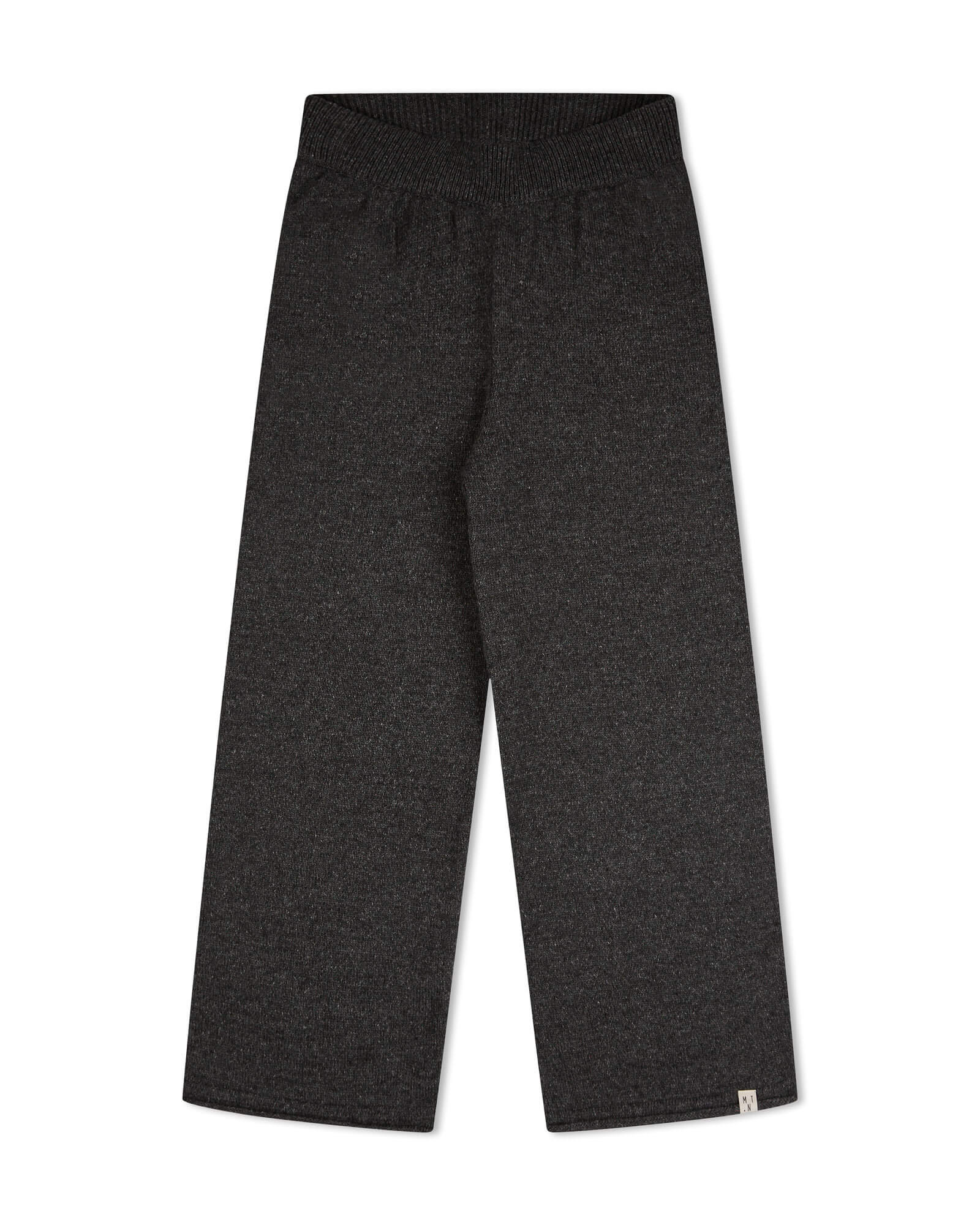 Graue Strickhose charcoal aus Bio-Baumwolle von Matona