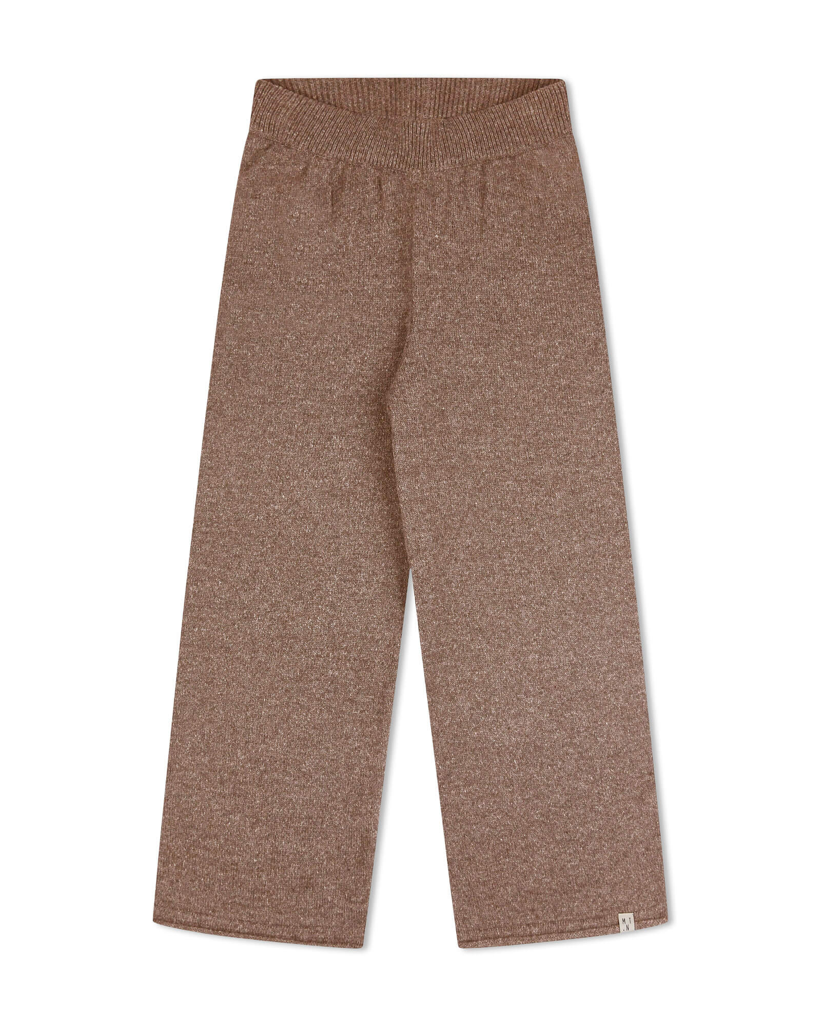 Braune Strickhose sepia aus Bio-Baumwolle von Matona