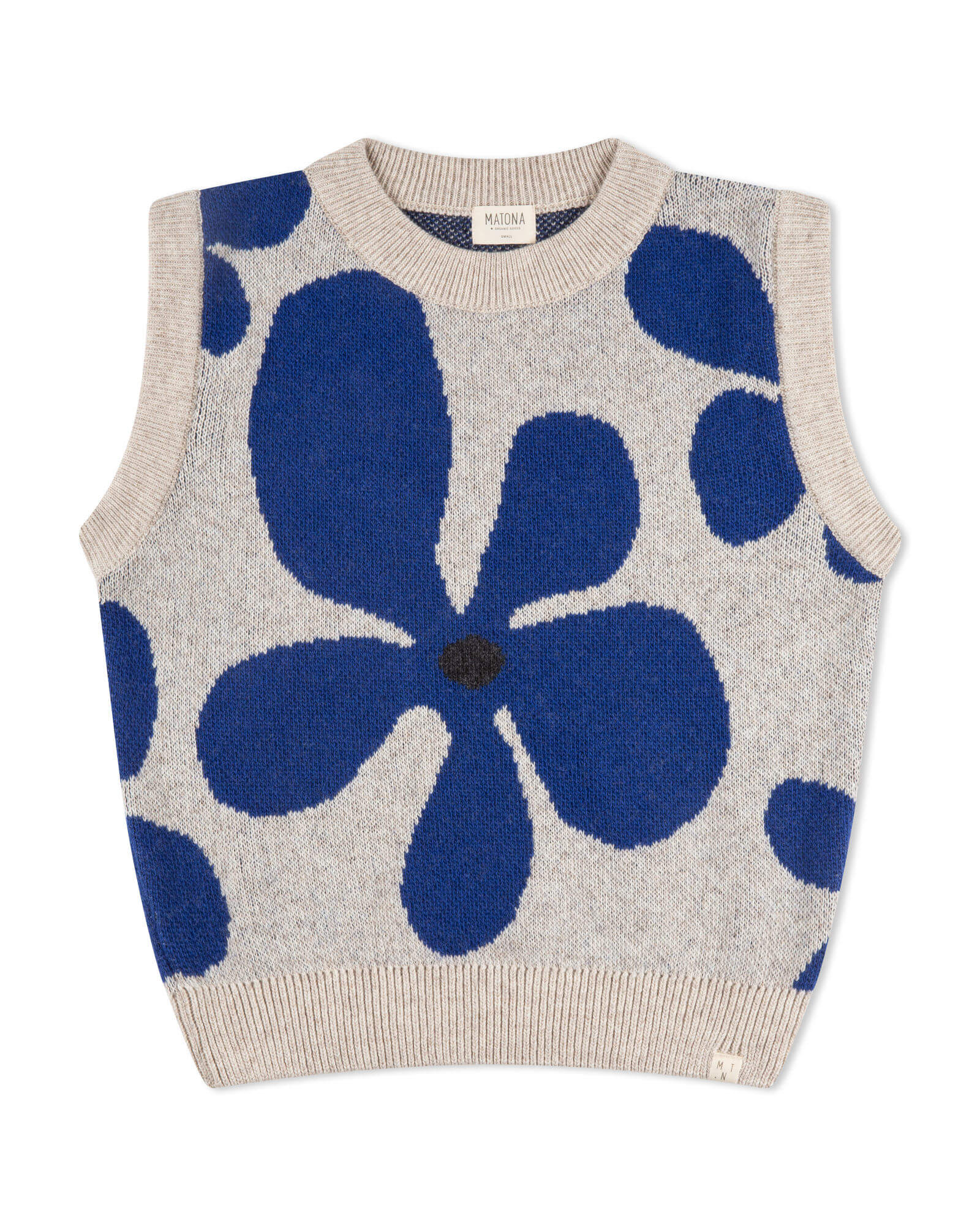 Strickpullunder Flower aus Bio-Wolle von Matona