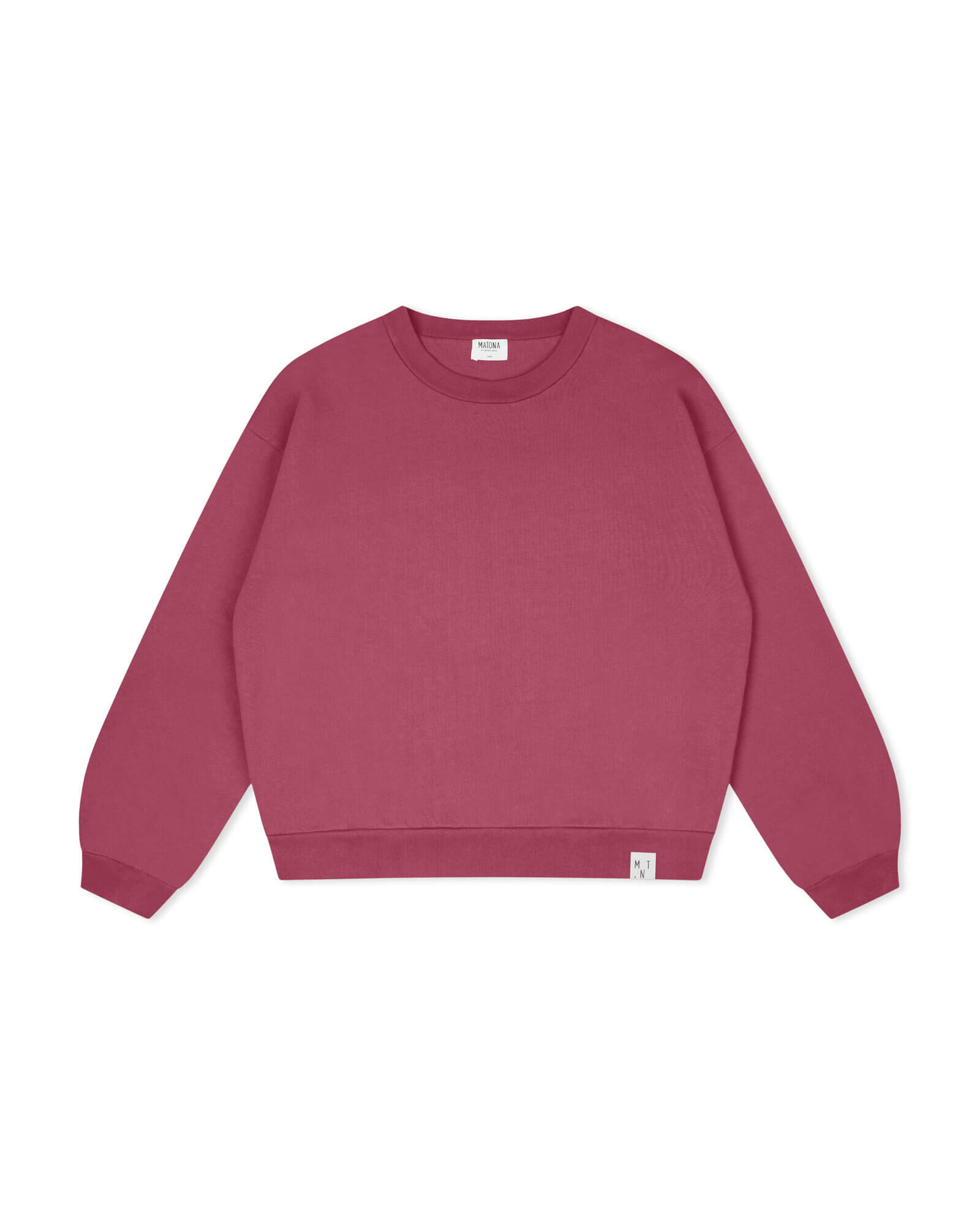 Pinkes Sweatshirt Fig aus 100% Bio-Baumwolle von Matona