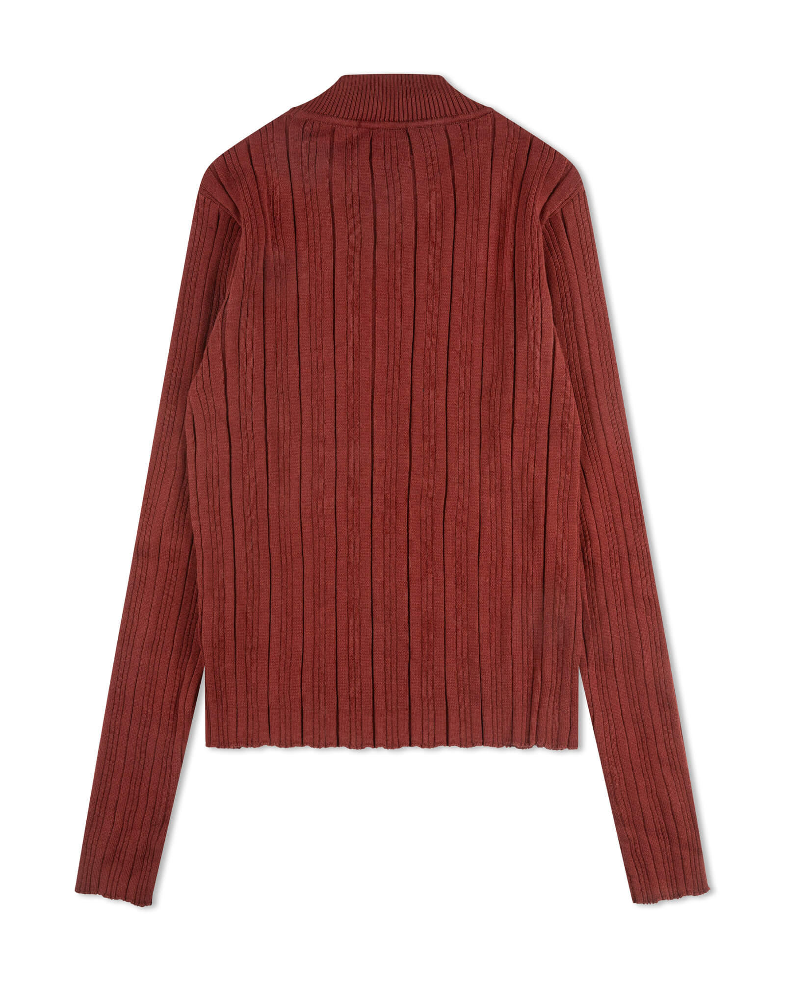 Roter Pullover maroon aus 100% Bio-Baumwolle von Matona