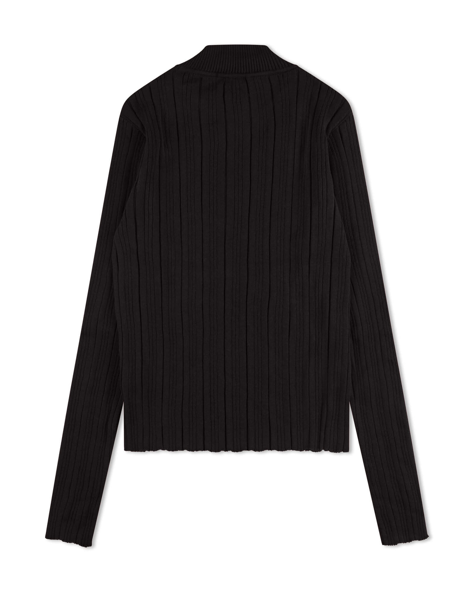 Schwarzer Pullover onyx aus 100% Bio-Baumwolle von Matona