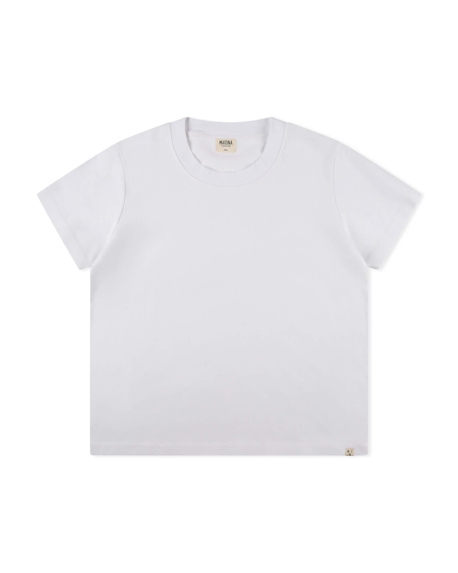Weisses T-Shirt aus 100% Bio-Baumwolle von Matona