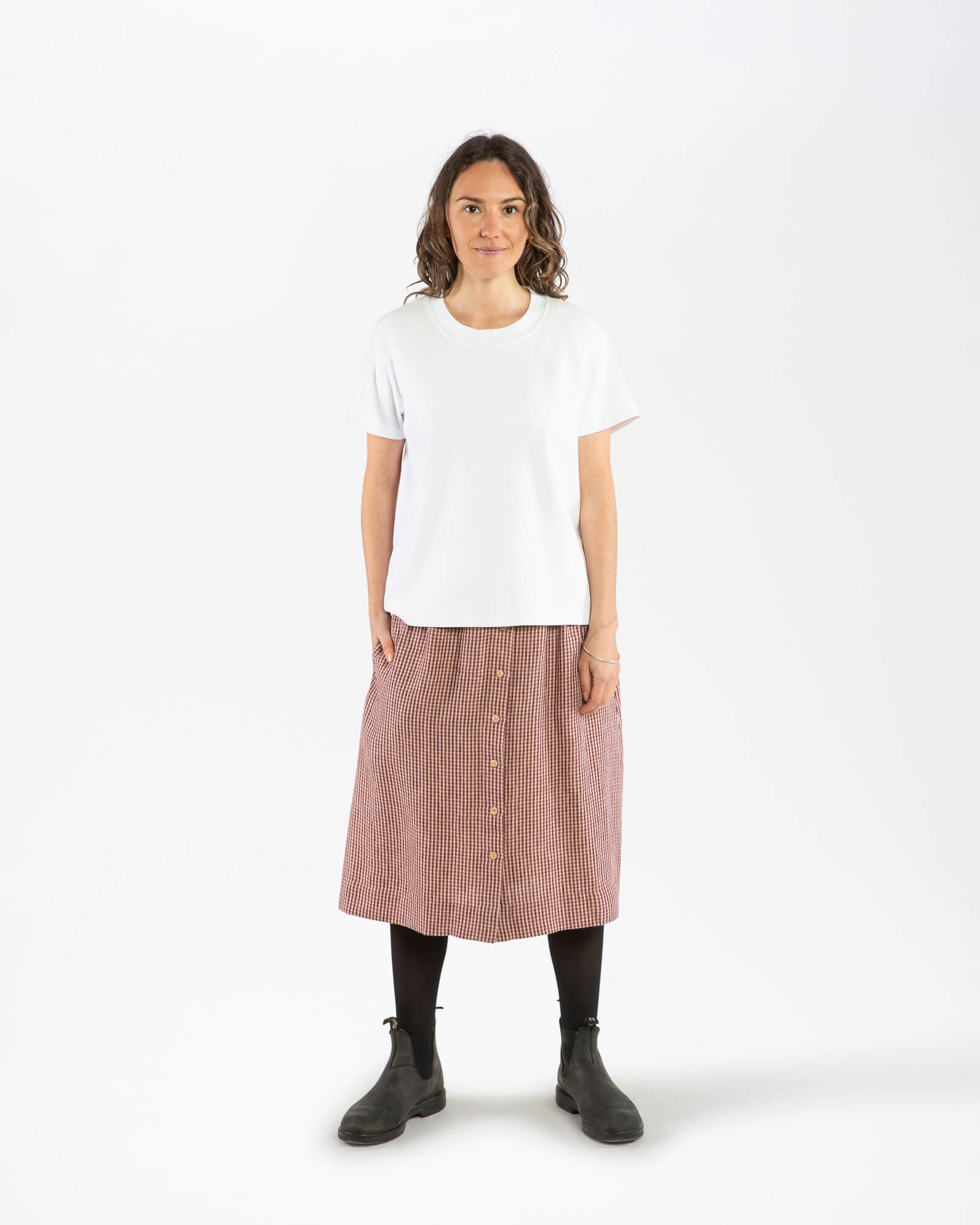 Weisses T-Shirt aus 100% Bio-Baumwolle von Matona