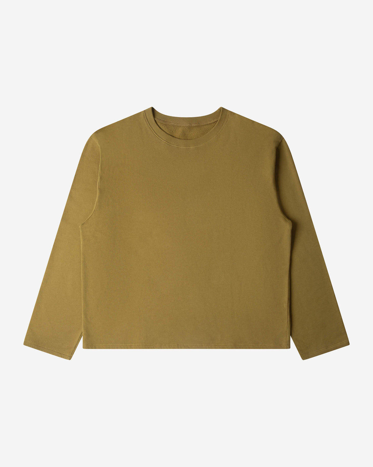 Gelbes Fleece-Sweatshirt aus 100% Bio-Baumwolle von Matona