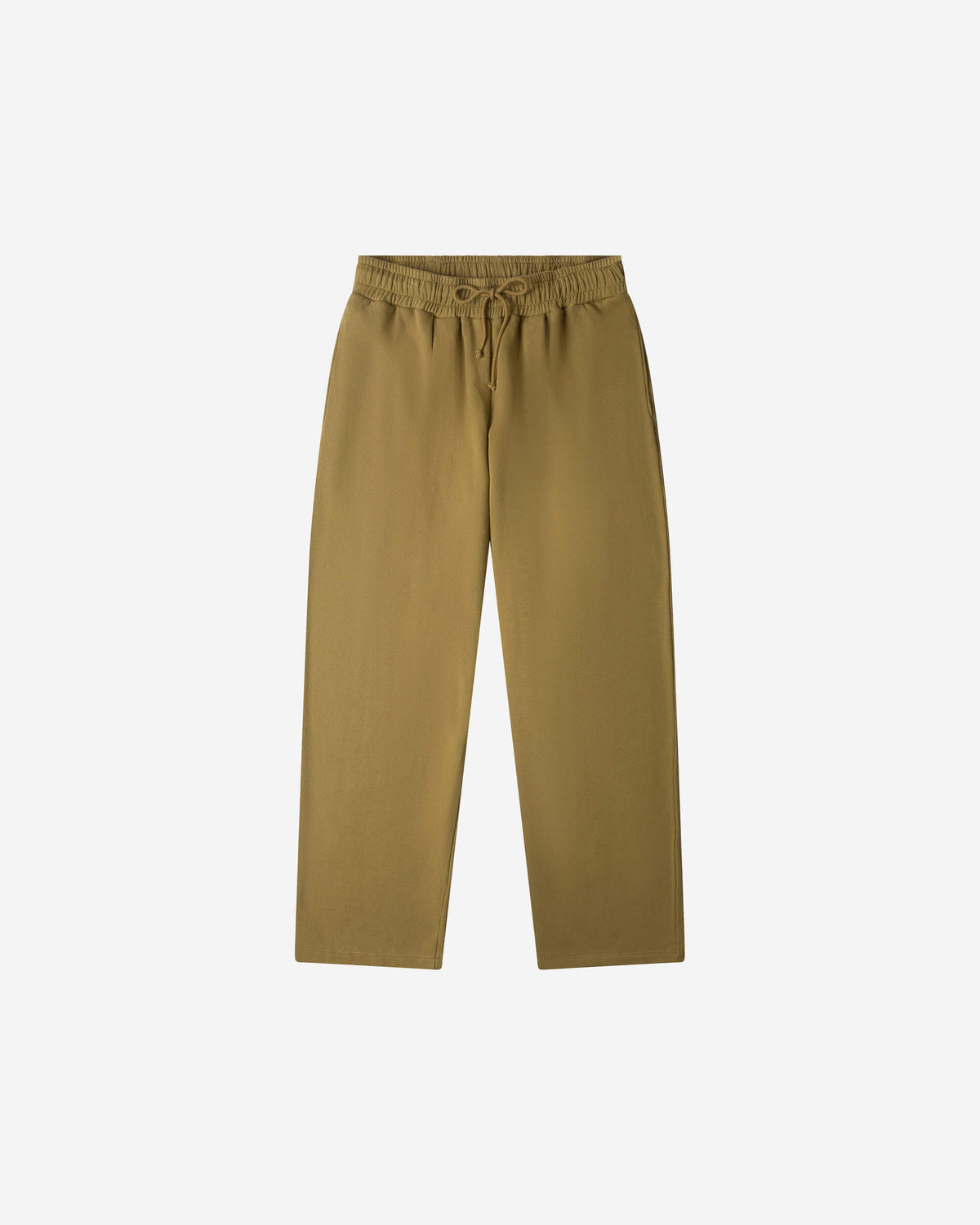 Gelbe Sweatpants Pleated aus 100% Bio-Baumwolle von Matona