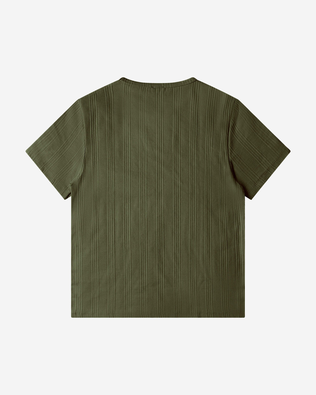 Grünes T-Shirt Rib aus 100% Bio-Baumwolle von Matona