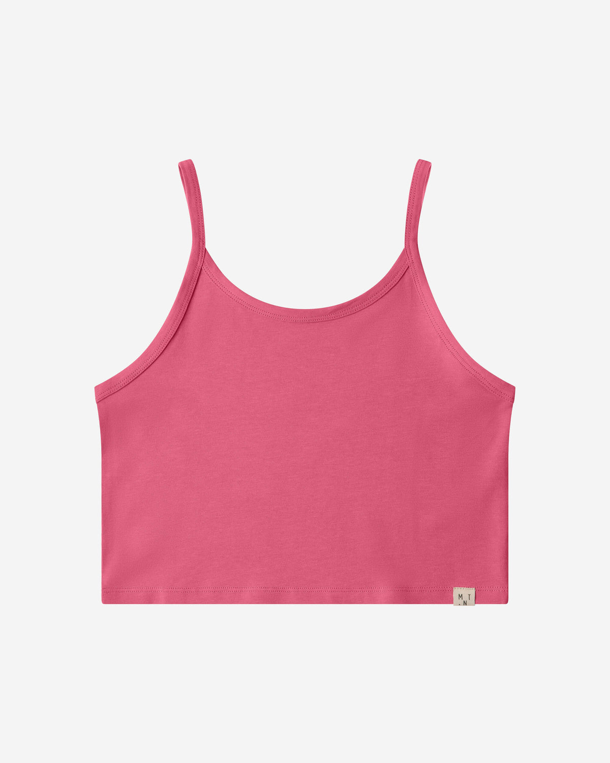 Rosa Crop-Top Basic aus Bio-Baumwolle von Matona