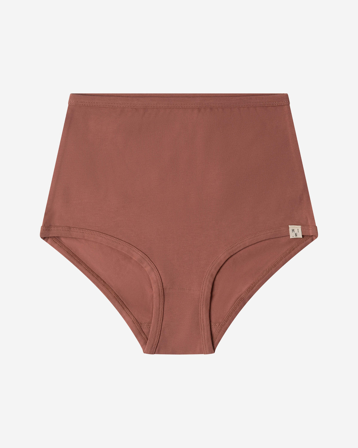 Braune Unterhose Basic aus Bio-Baumwolle von Matona