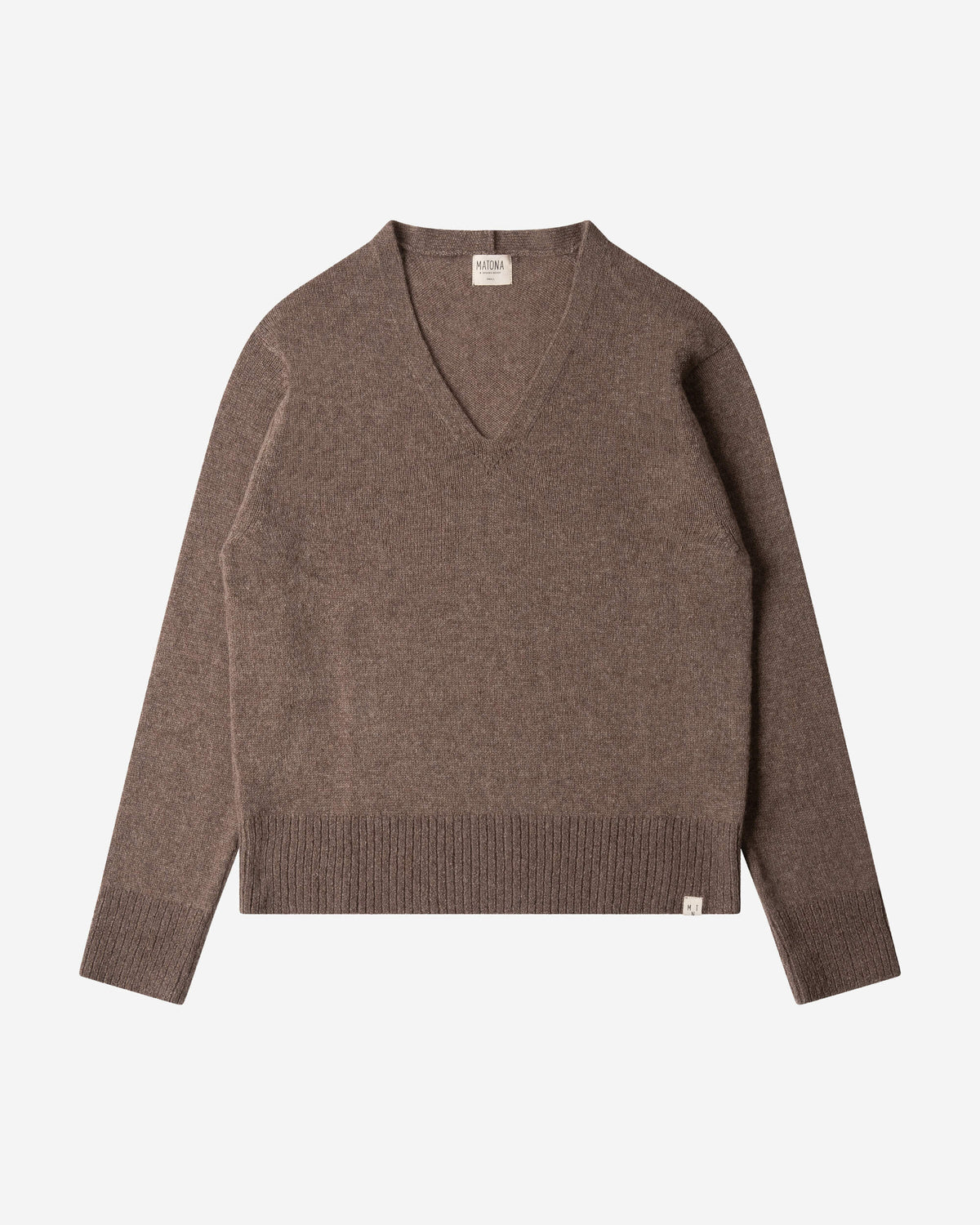 Brauner Sweater aus 100% Kaschmir von Matona