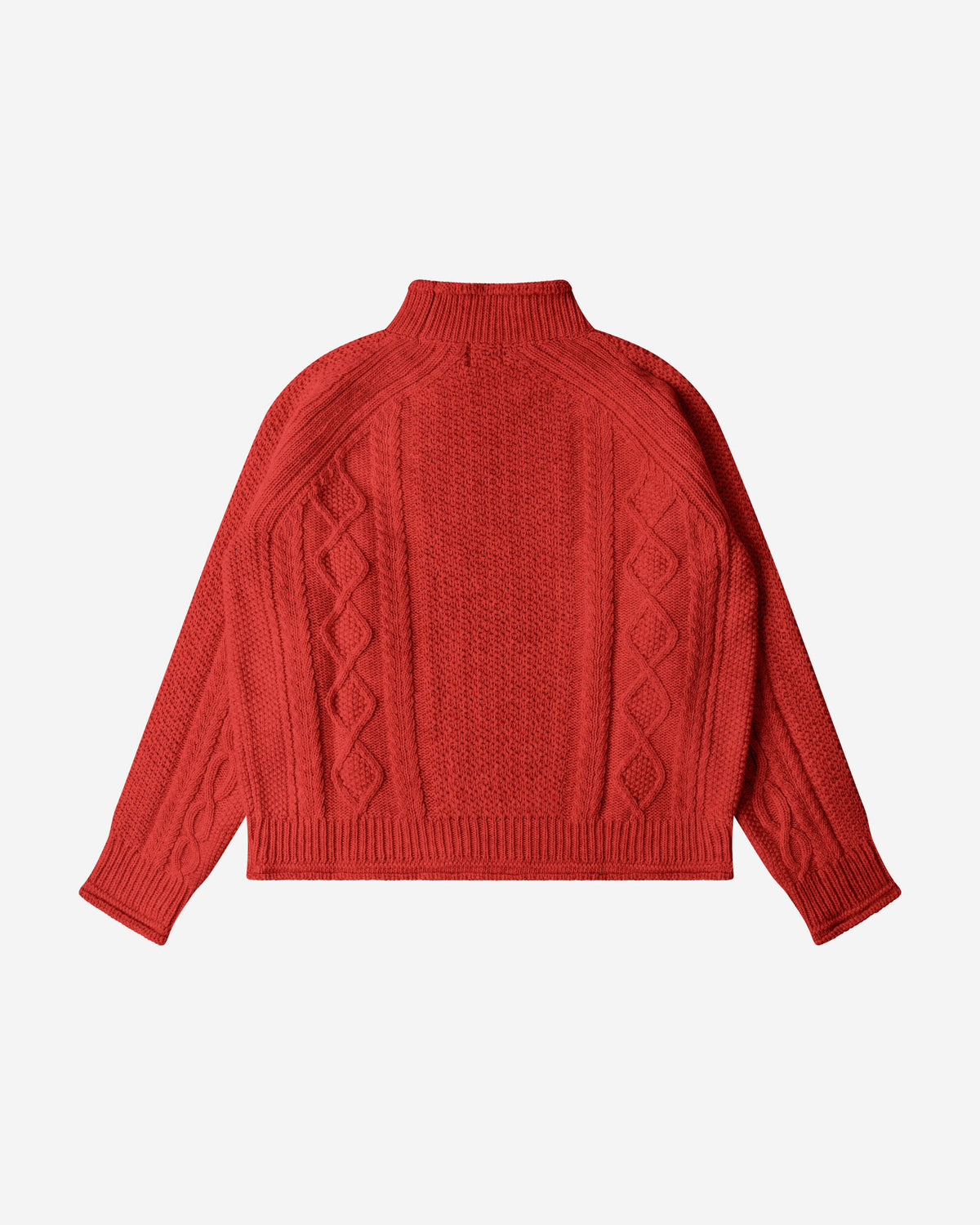 Roter Sweater Harbour aus Bio-Wolle von Matona