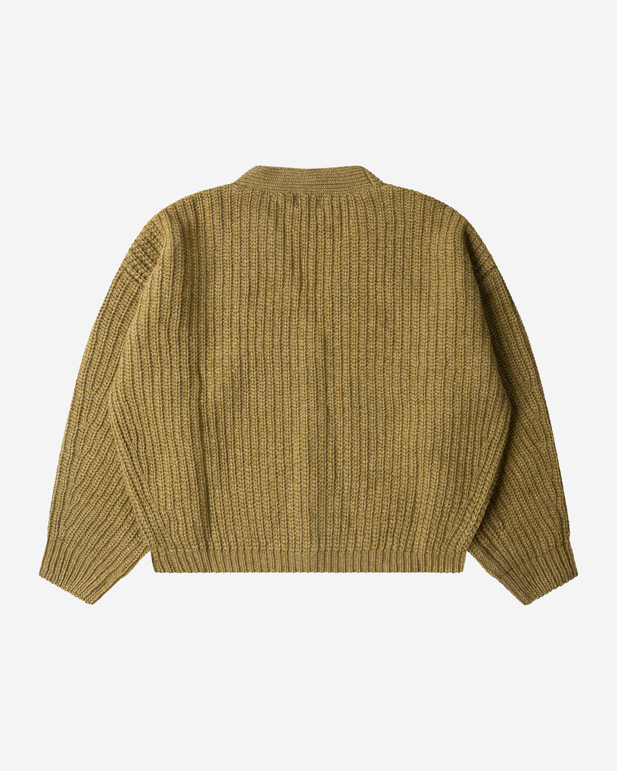 Grüne Strickjacke aus Bio-Wolle von Matona