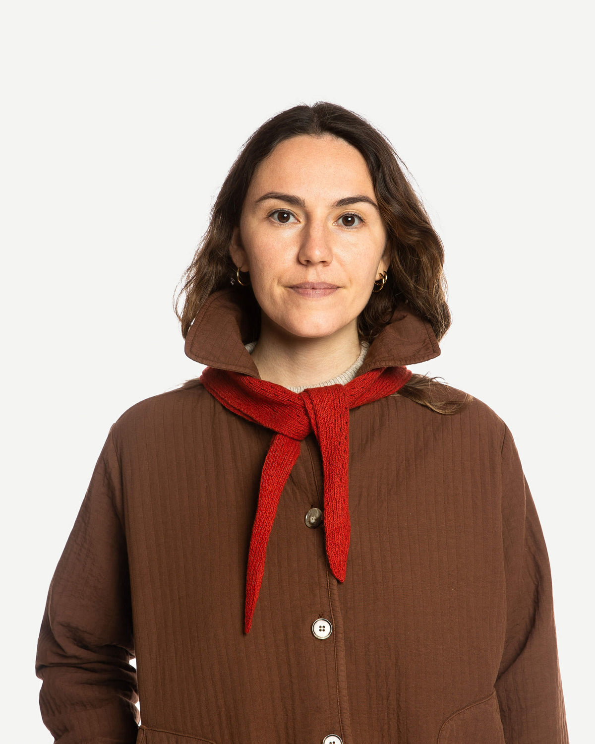 Rotes Bandana aus Bio-Wolle von Matona