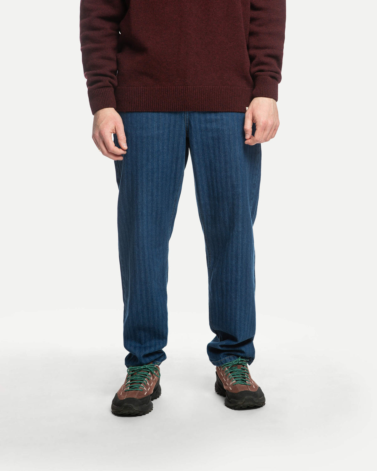 Blaue Hose Denim Tapered aus 100% Bio-Baumwolle von Matona