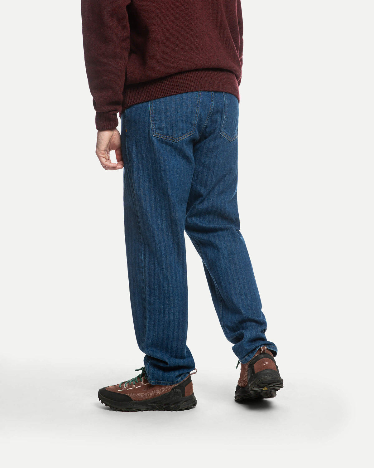 Blaue Hose Denim Tapered aus 100% Bio-Baumwolle von Matona