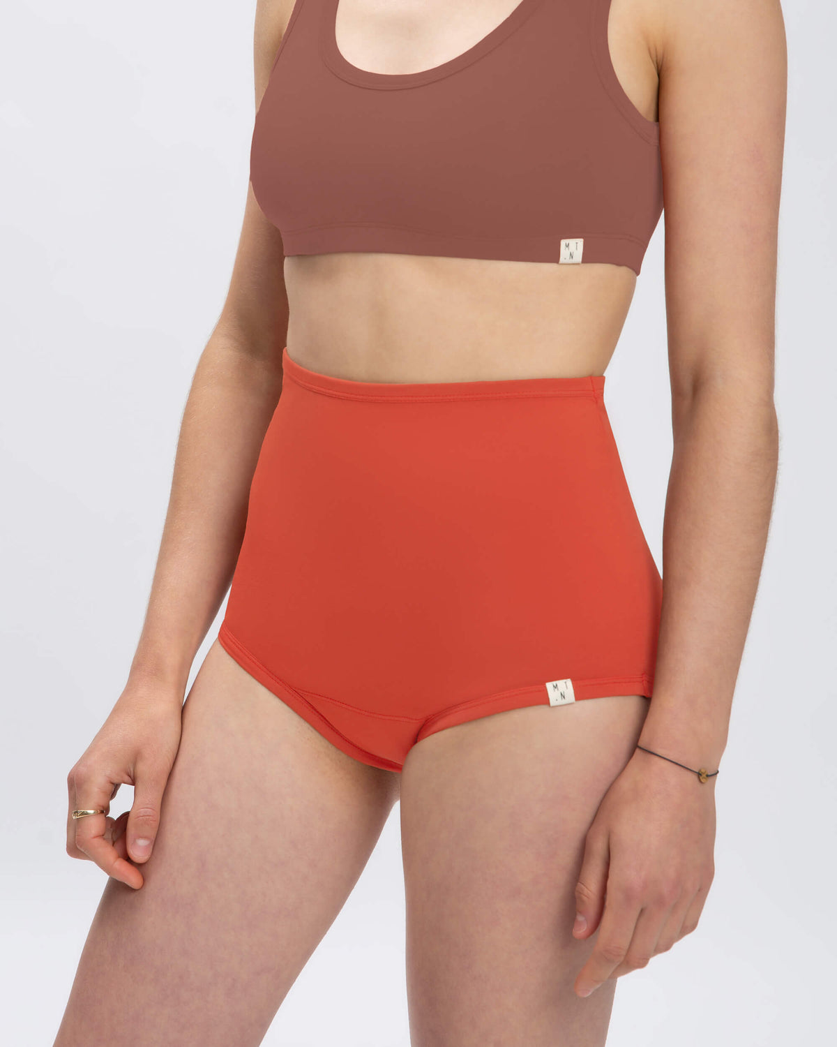 Rotorange Unterhose Basic aus Bio-Baumwolle von Matona