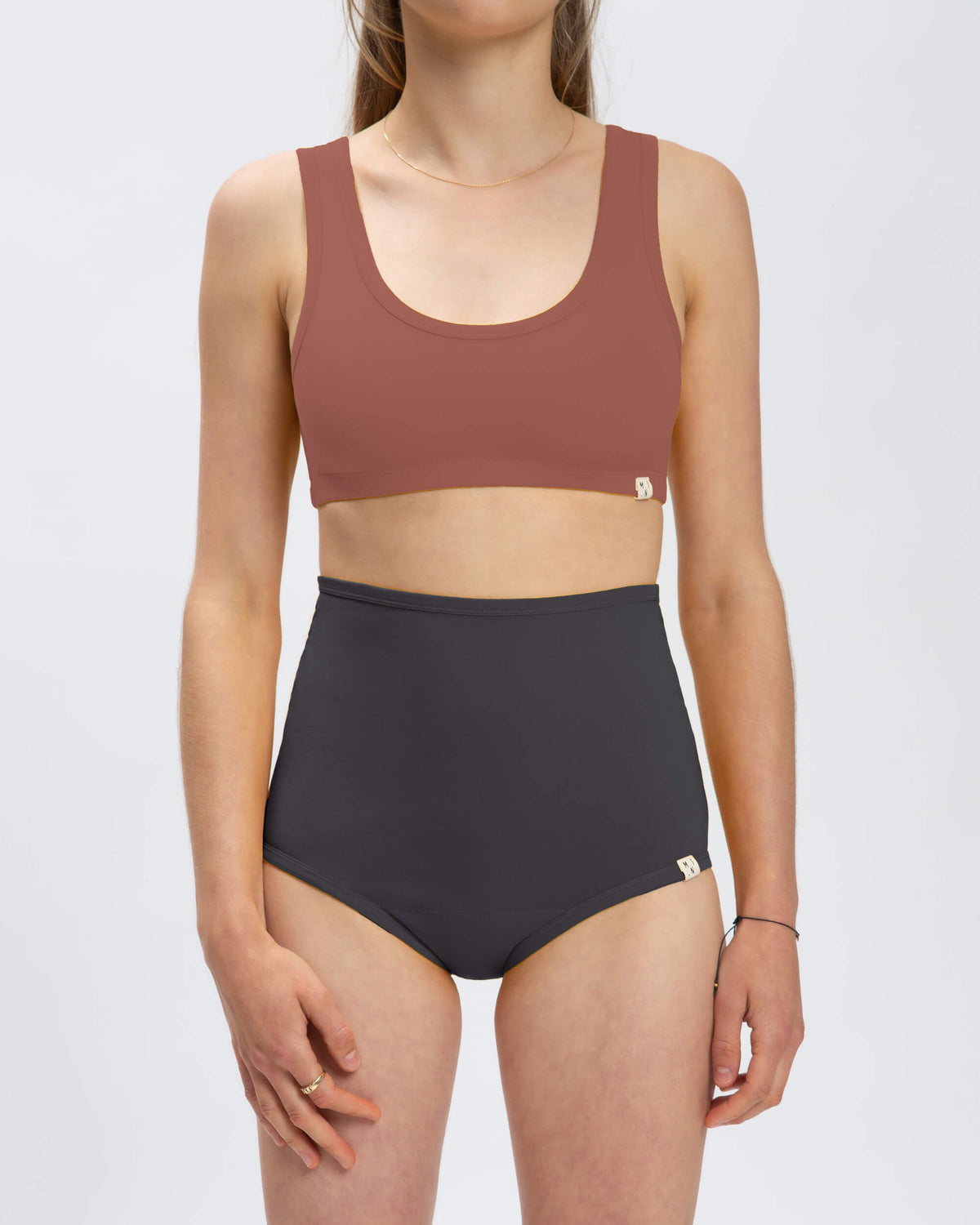 Schwarze Unterhose Basic aus Bio-Baumwolle von Matona