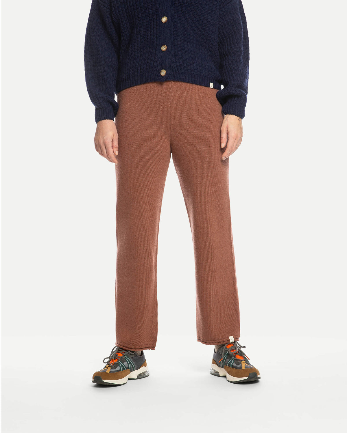 Braune Hose Knitted aus Bio-Wolle von Matona