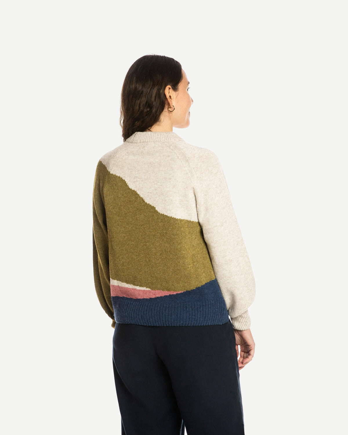 Sweater Raglan aus Bio-Wolle von Matona