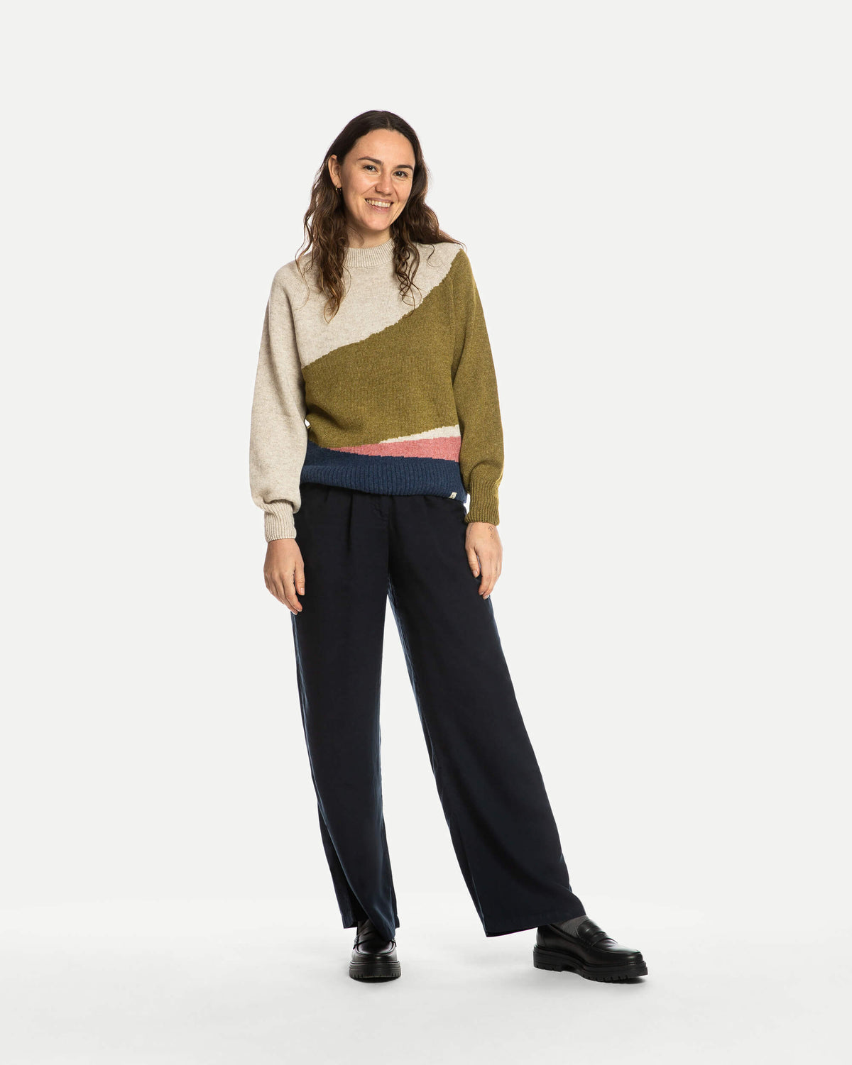 Sweater Raglan aus Bio-Wolle von Matona