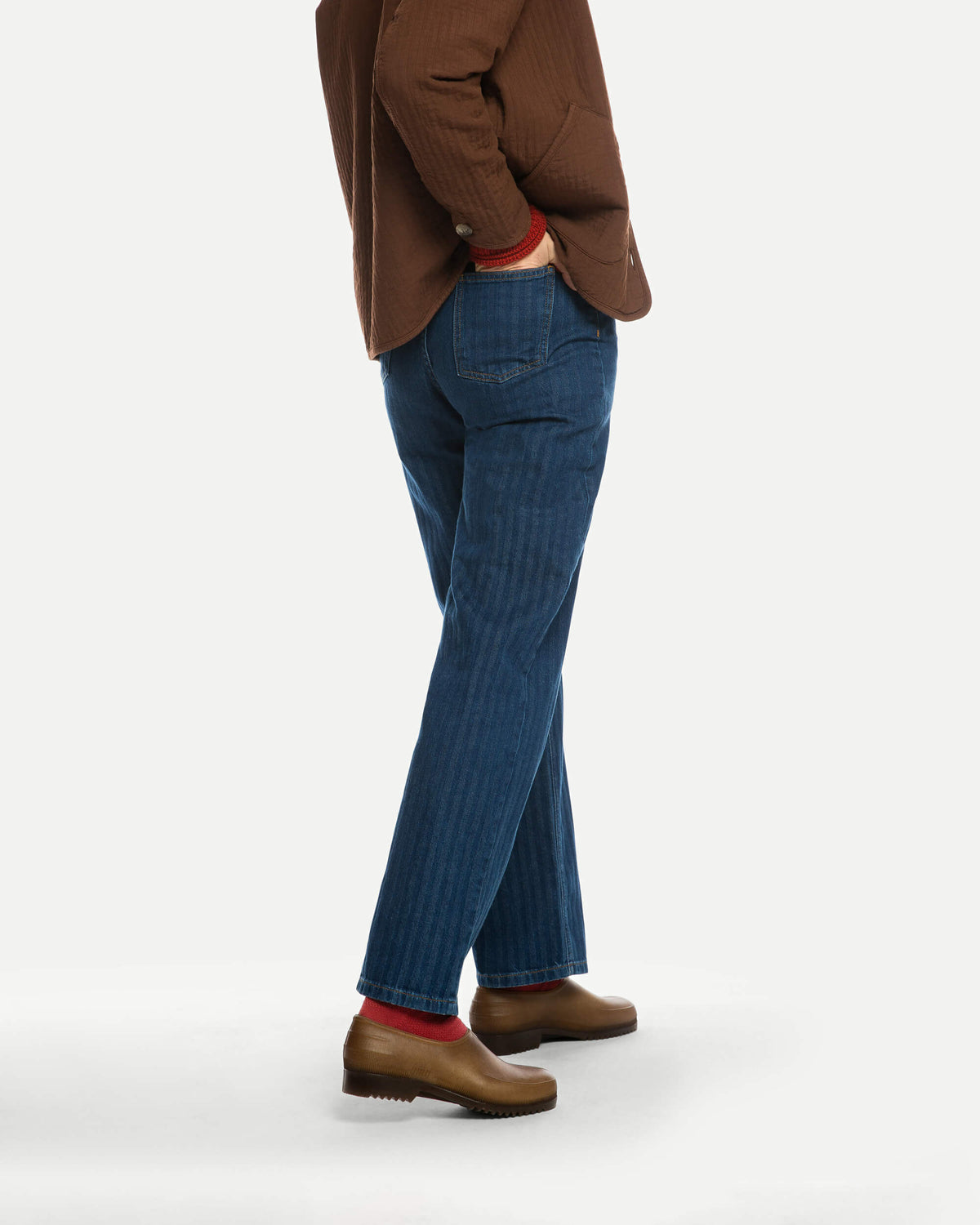 Blaue Jeans Denim Straight Leg aus 100% Bio-Baumwolle von Matona