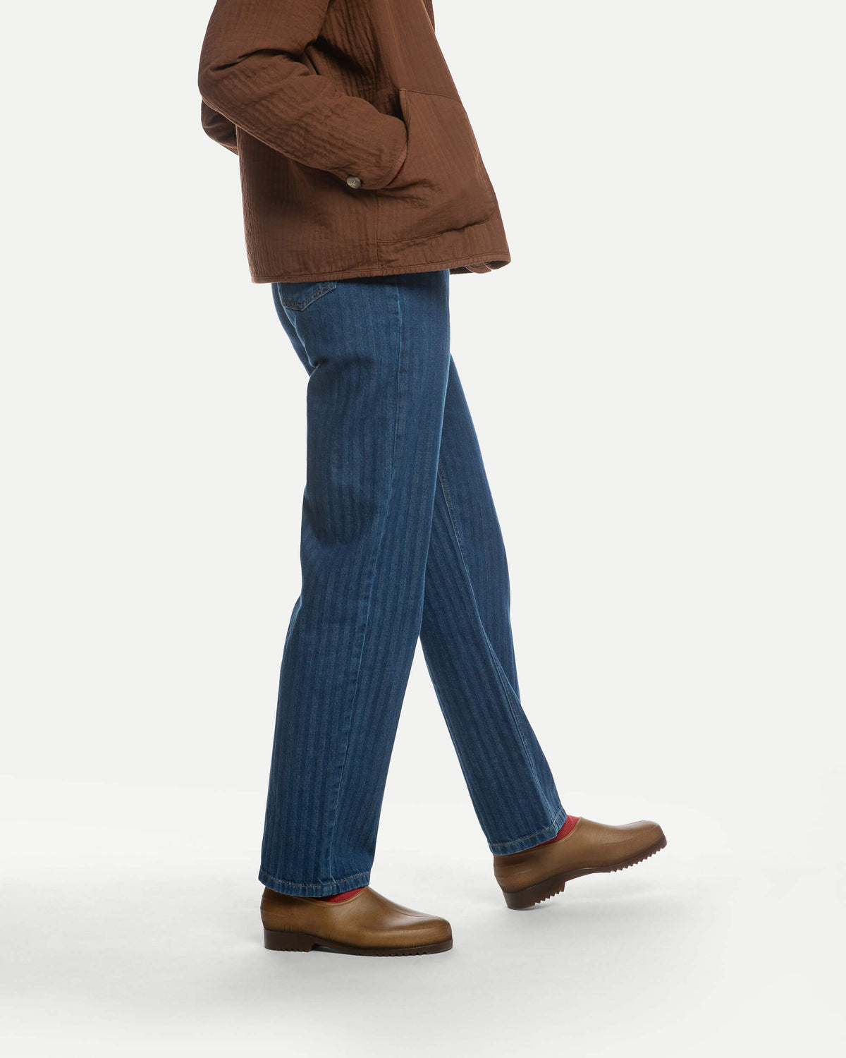 Blaue Jeans Denim Straight Leg aus 100% Bio-Baumwolle von Matona