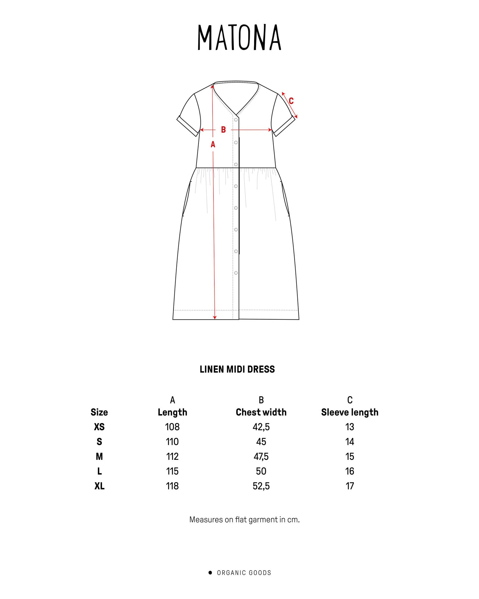 White linen midi dress by Matona