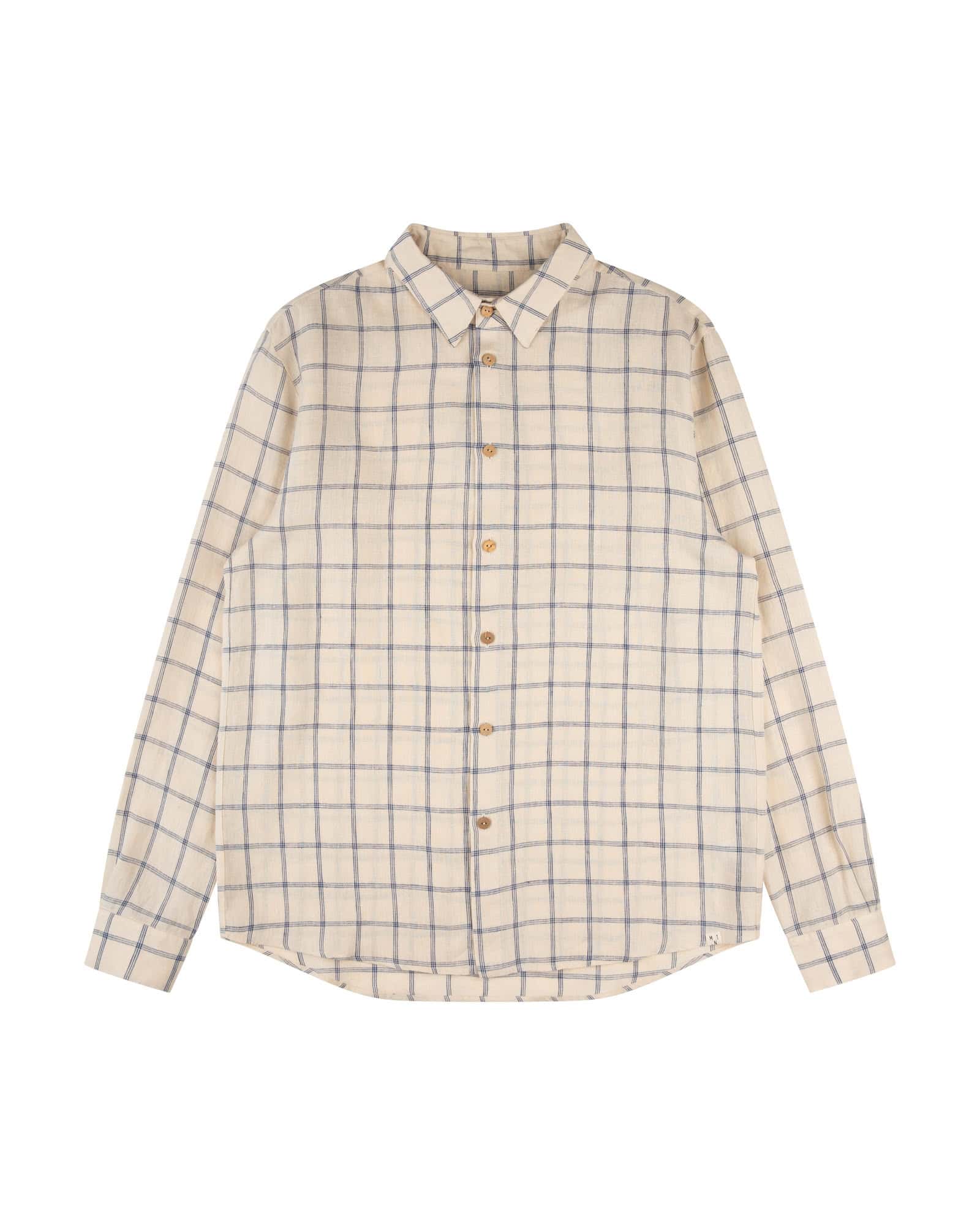 Checked linen shirt by Matona