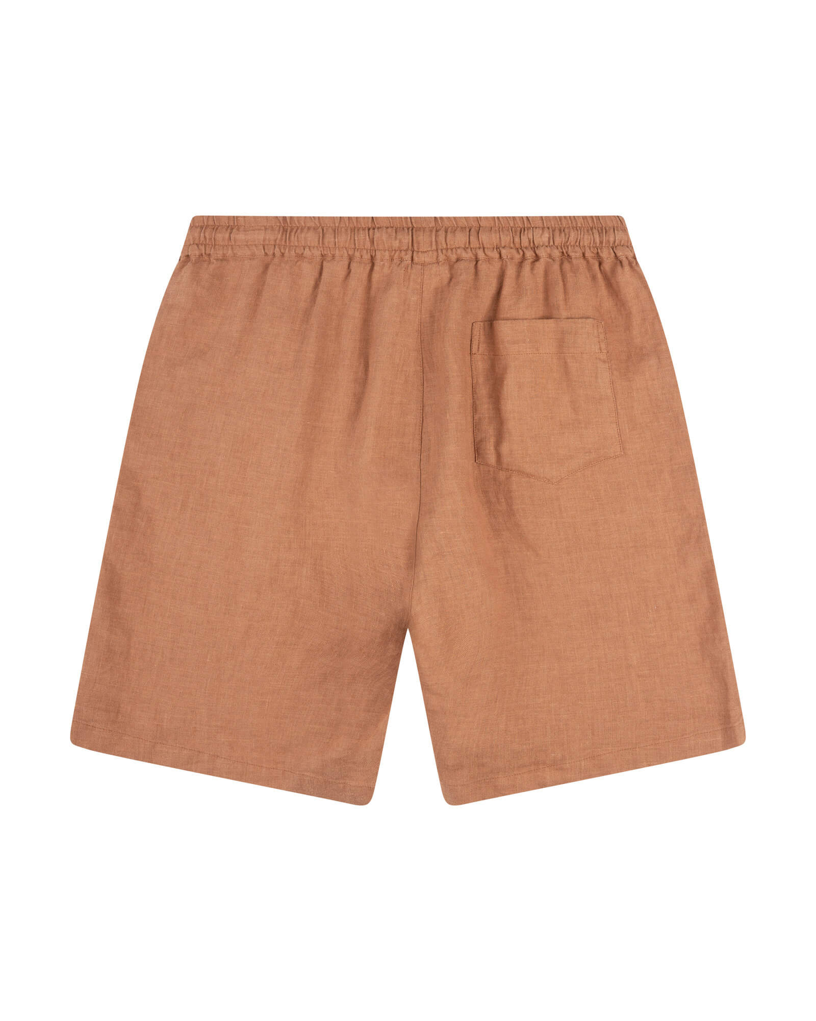 Short en lin marron de Matona