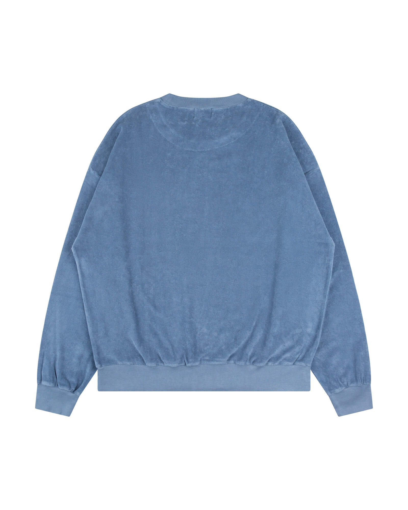 Blue Terry sweatshirt made of 100% organic cotton by Matona