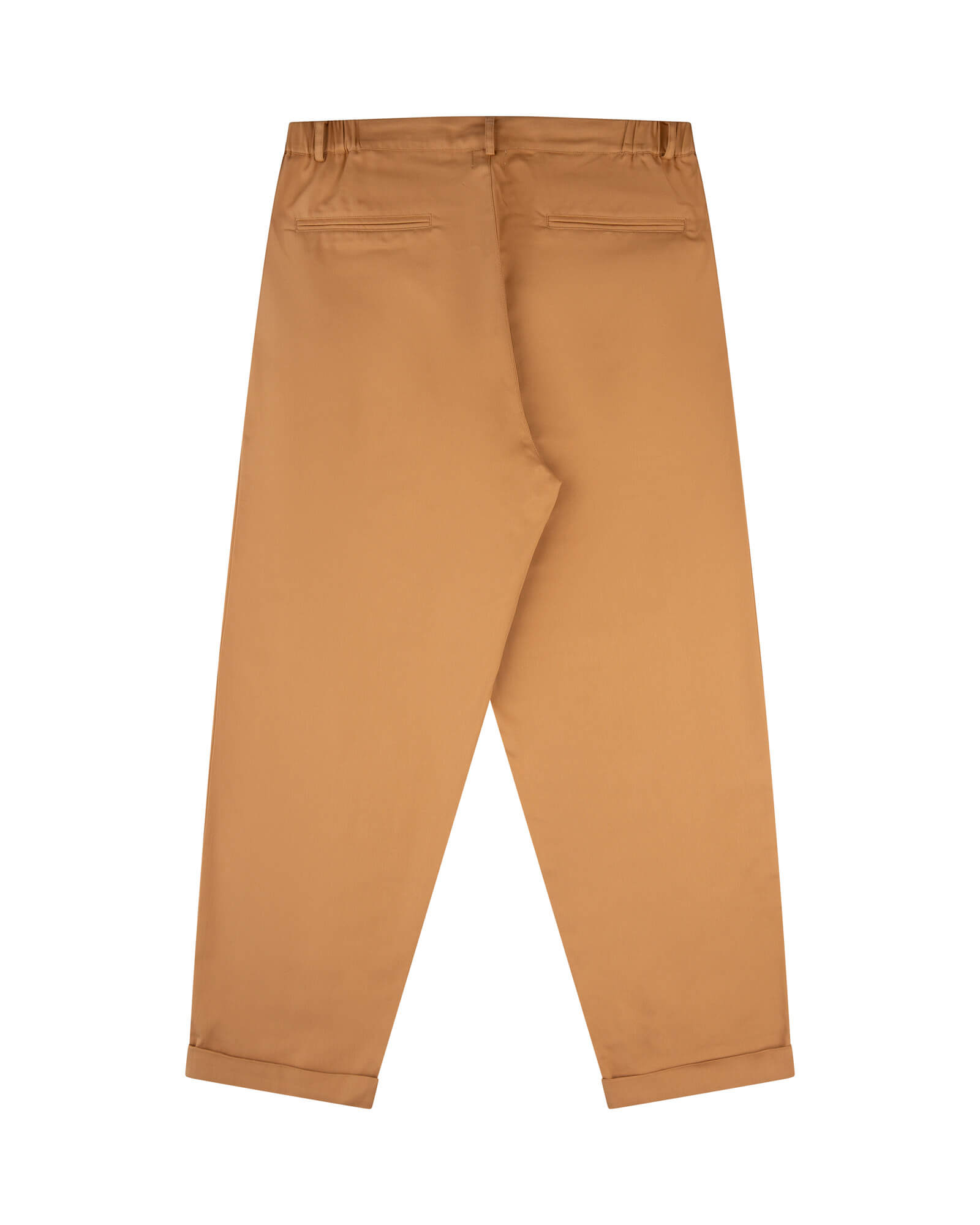 Pantalon en sergé de coton orange de Matona