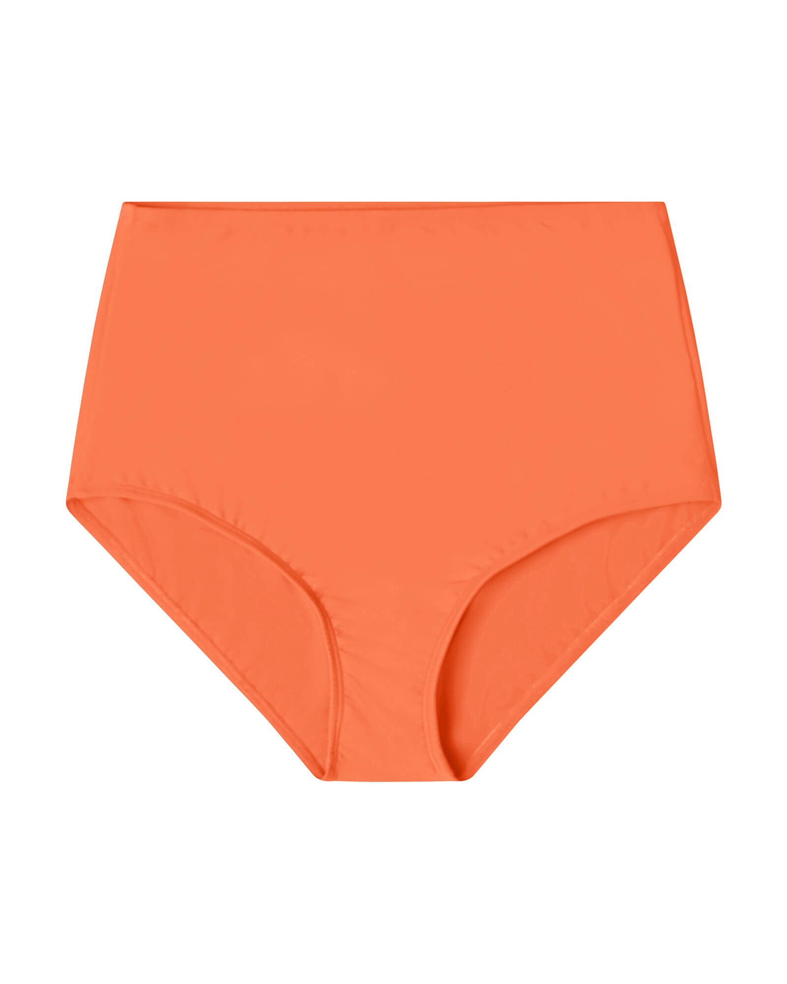 Orange nylon bikini bottoms from Matona