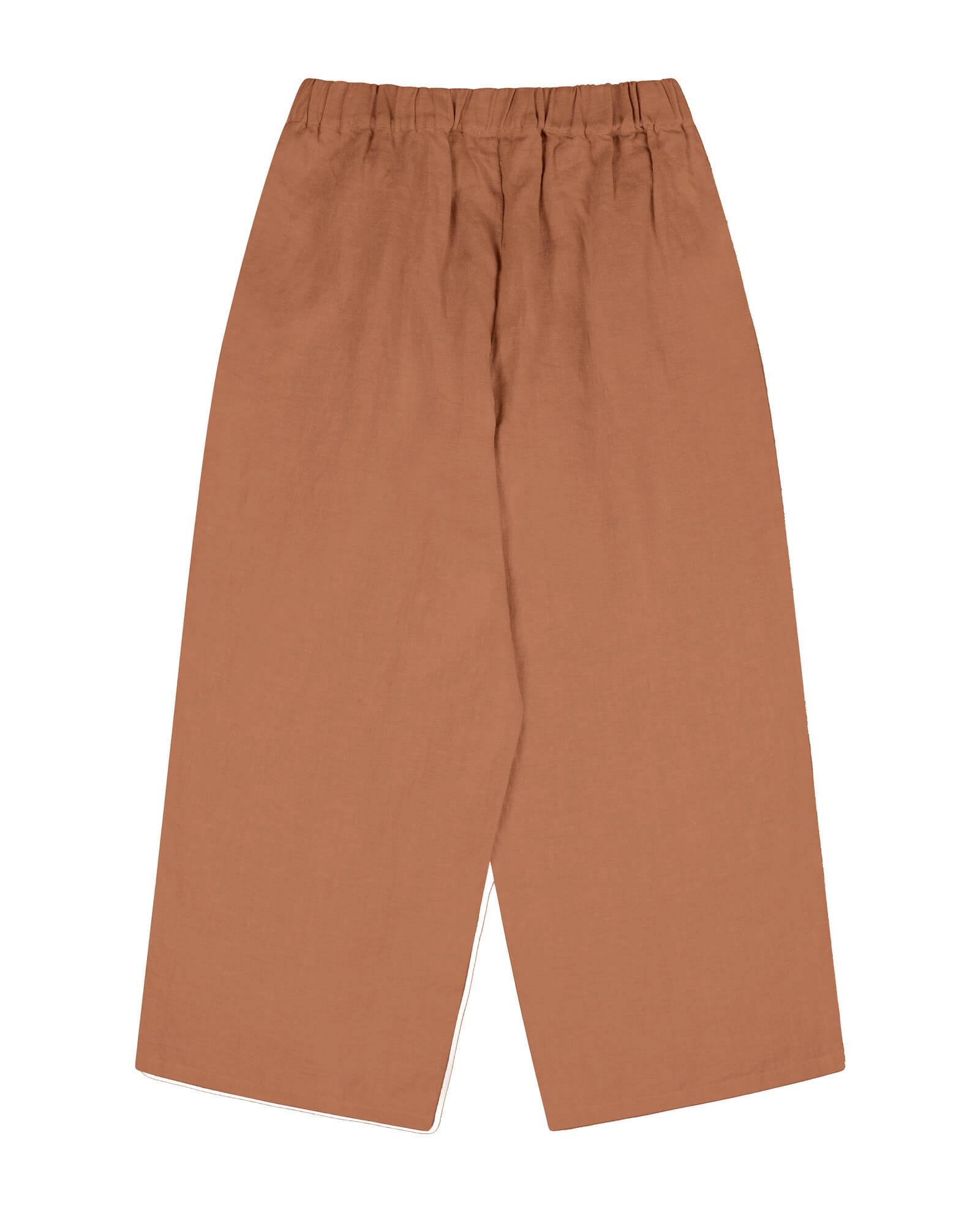 Brown linen culottes from Matona