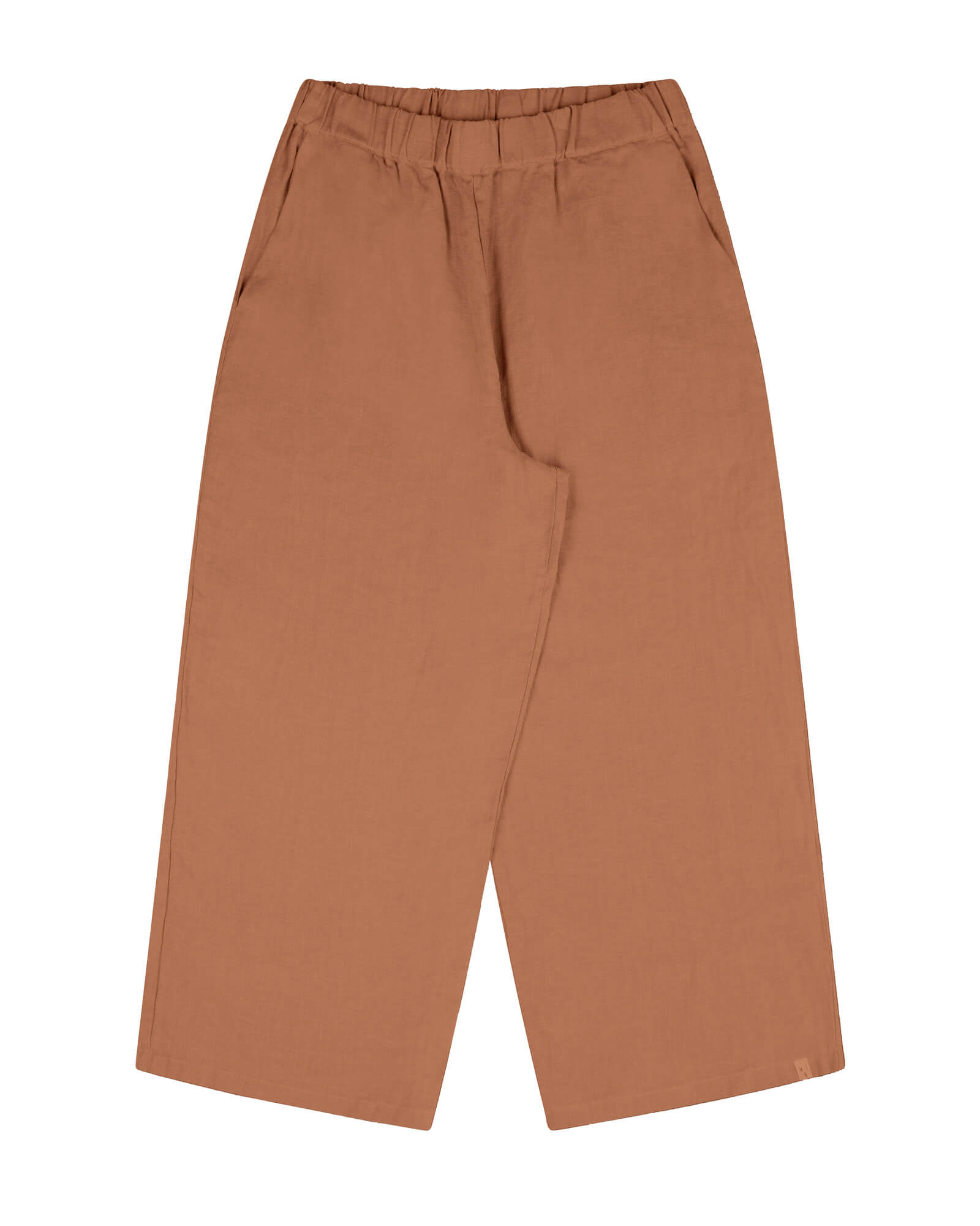 Culotte en lin marron de Matona