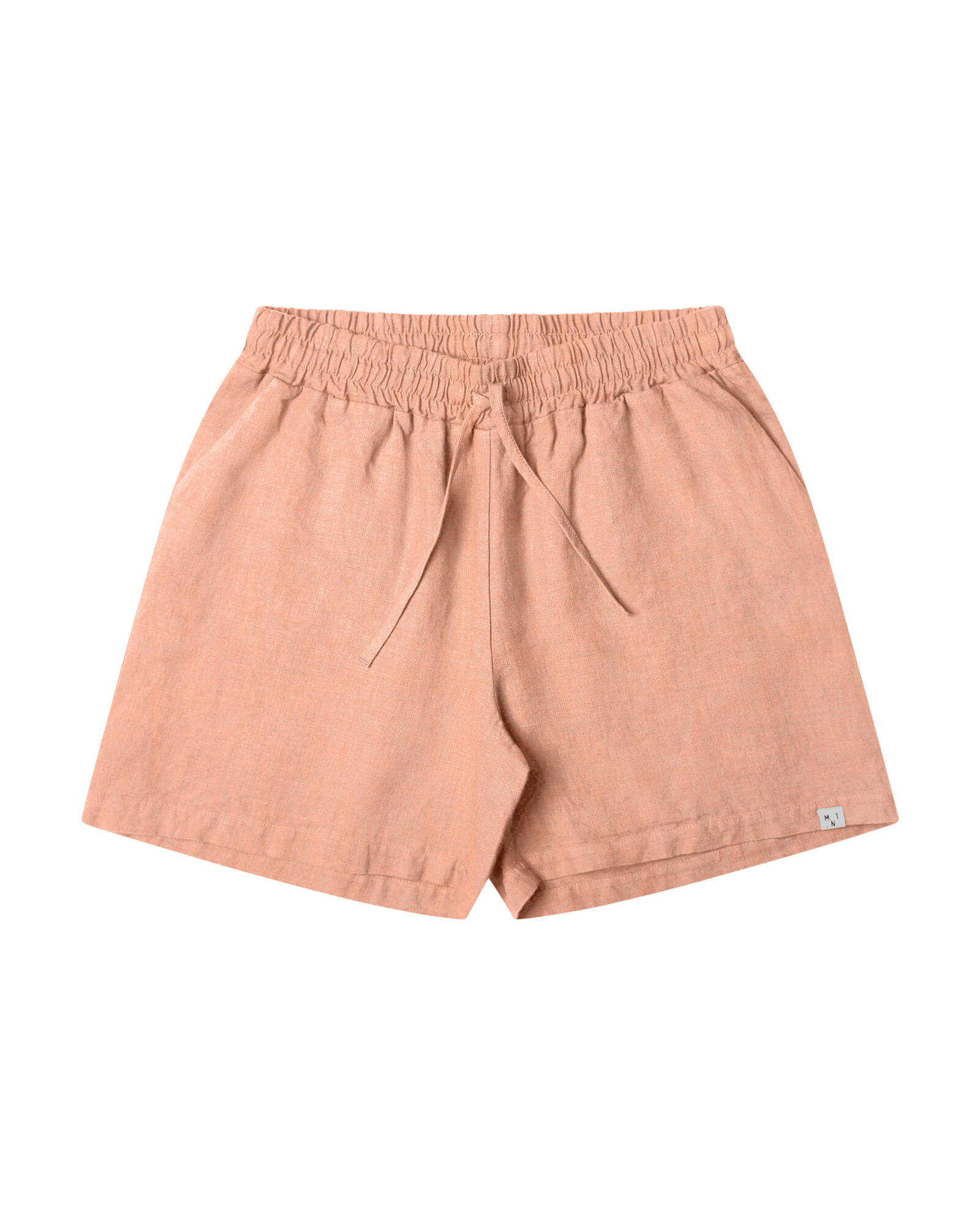 Short rosé en lin par Matona