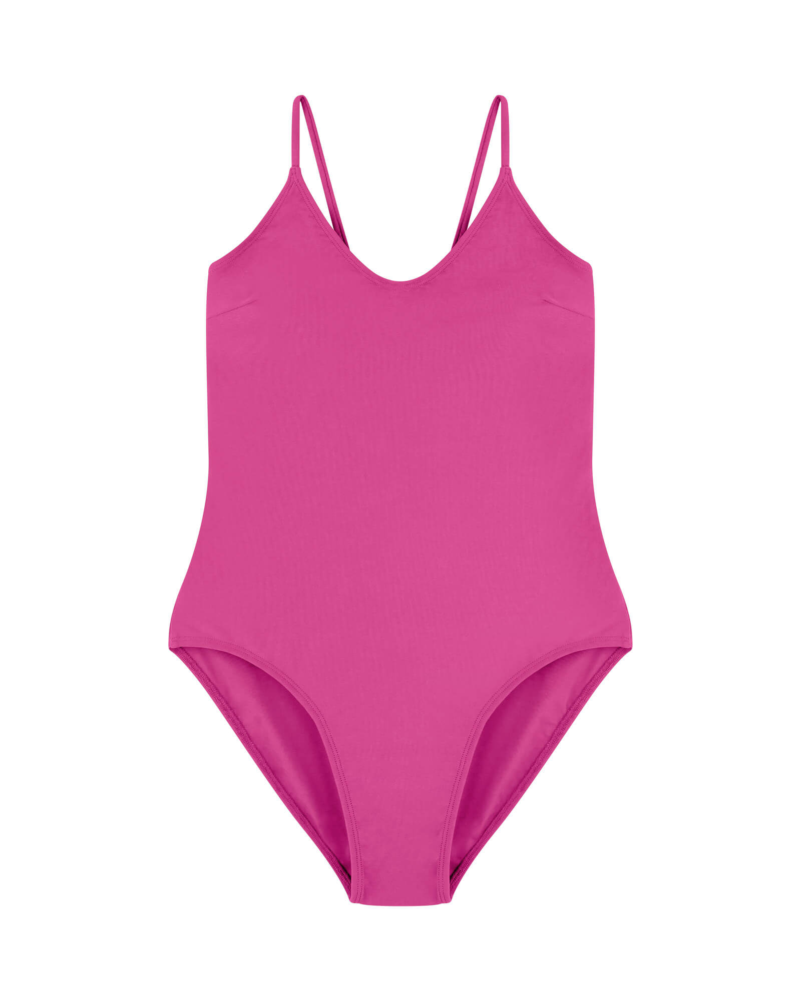 Purple Nylon Neck Swimsuit by Matona