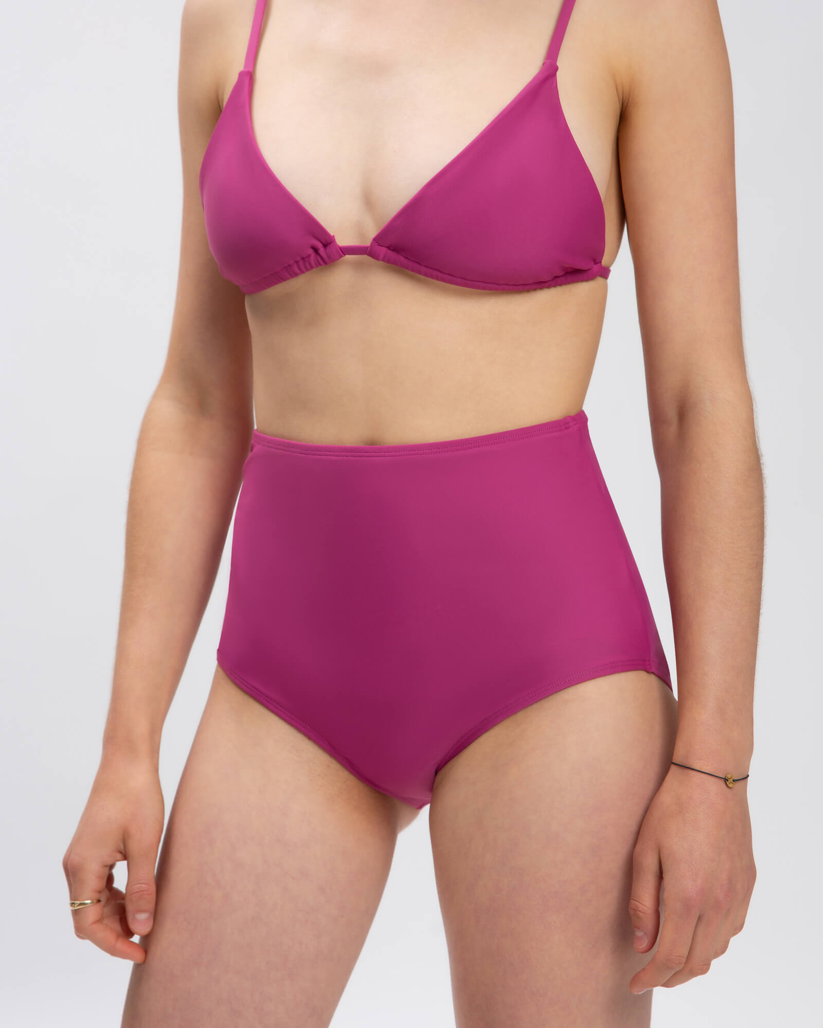 Purple nylon swim shorts from Matona