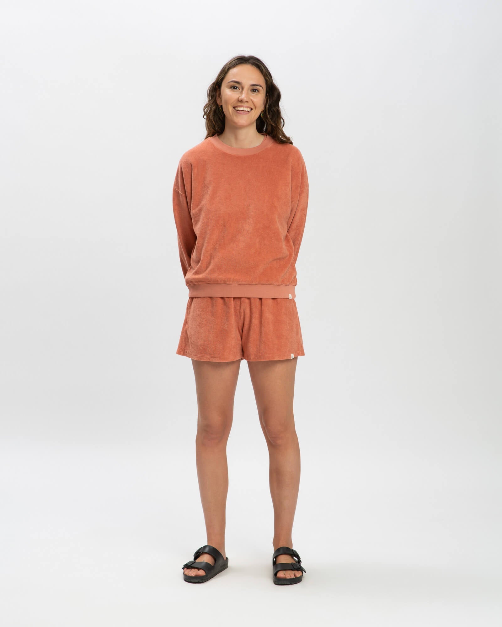 Orange Terry Shorts from Matona