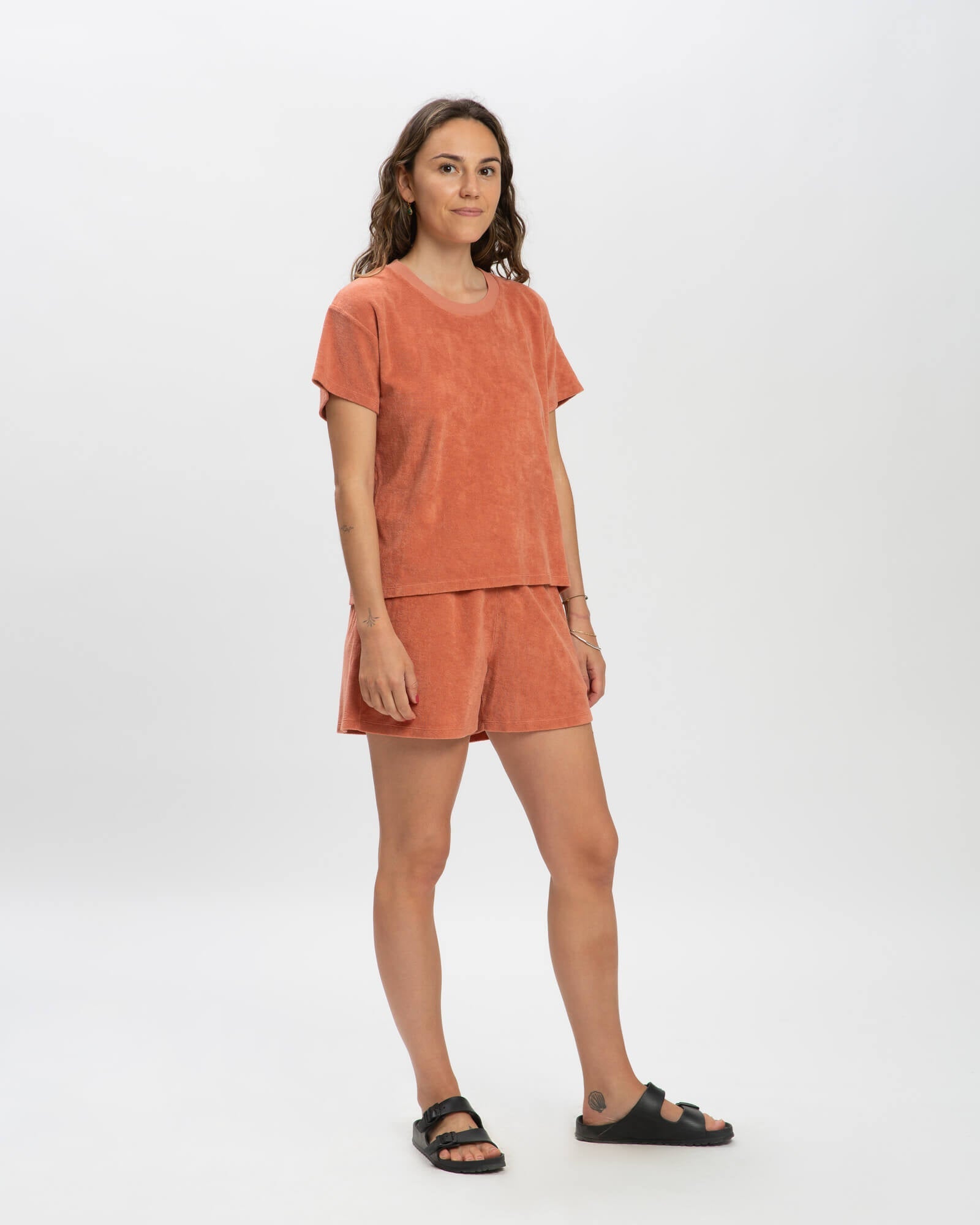 Orange Terry Shorts from Matona