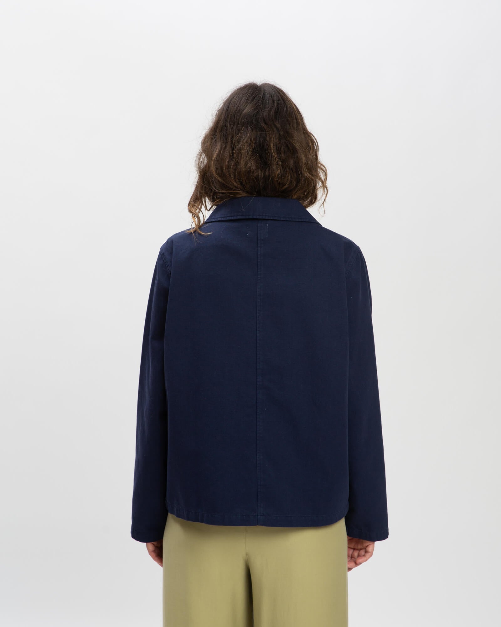 Veste en twill bleu 100% coton biologique de Matona