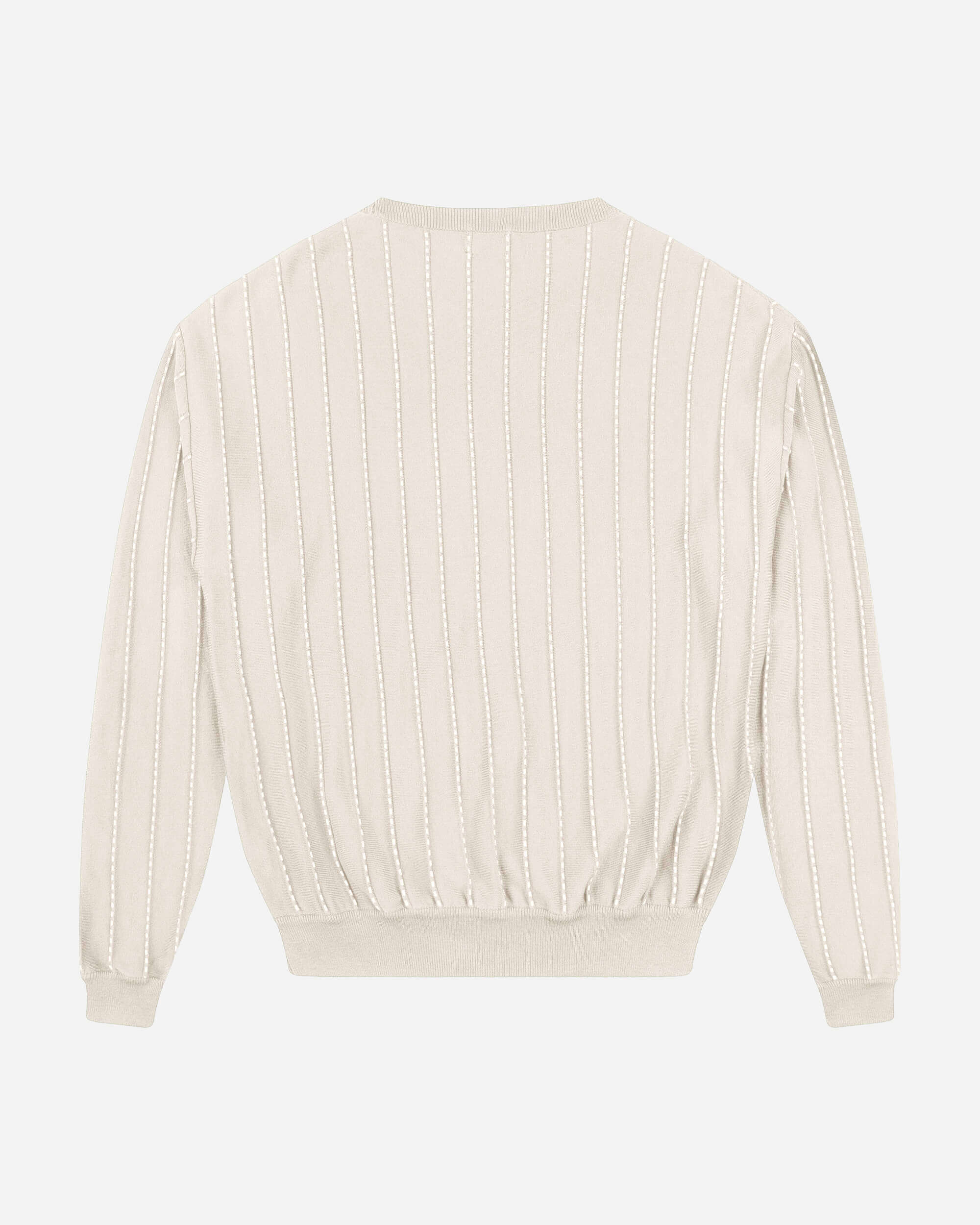Light-colored knitted sweater Field made from 100% organic cotton by Matona