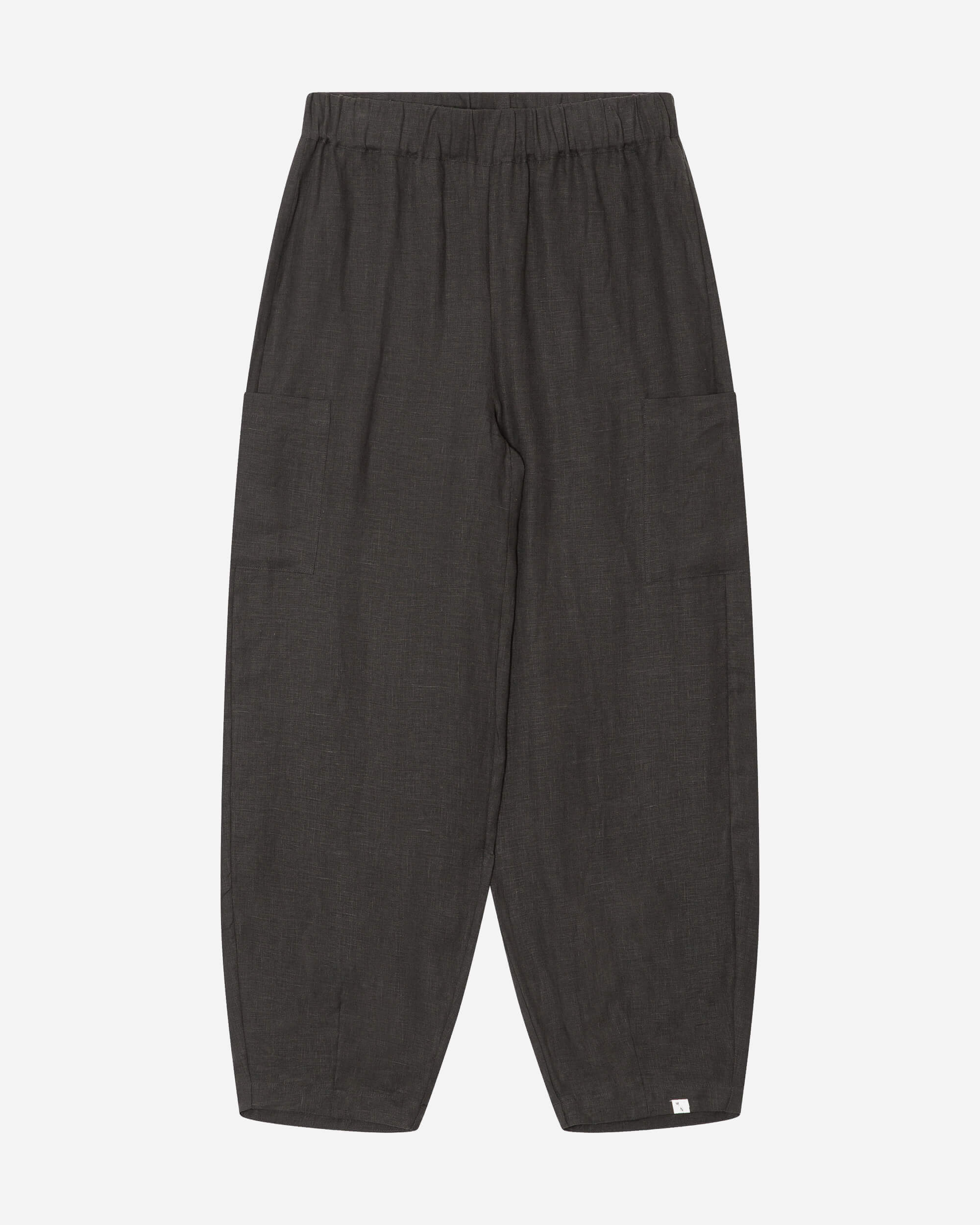 Schwarze Hose aus 100% Leinen von Matona