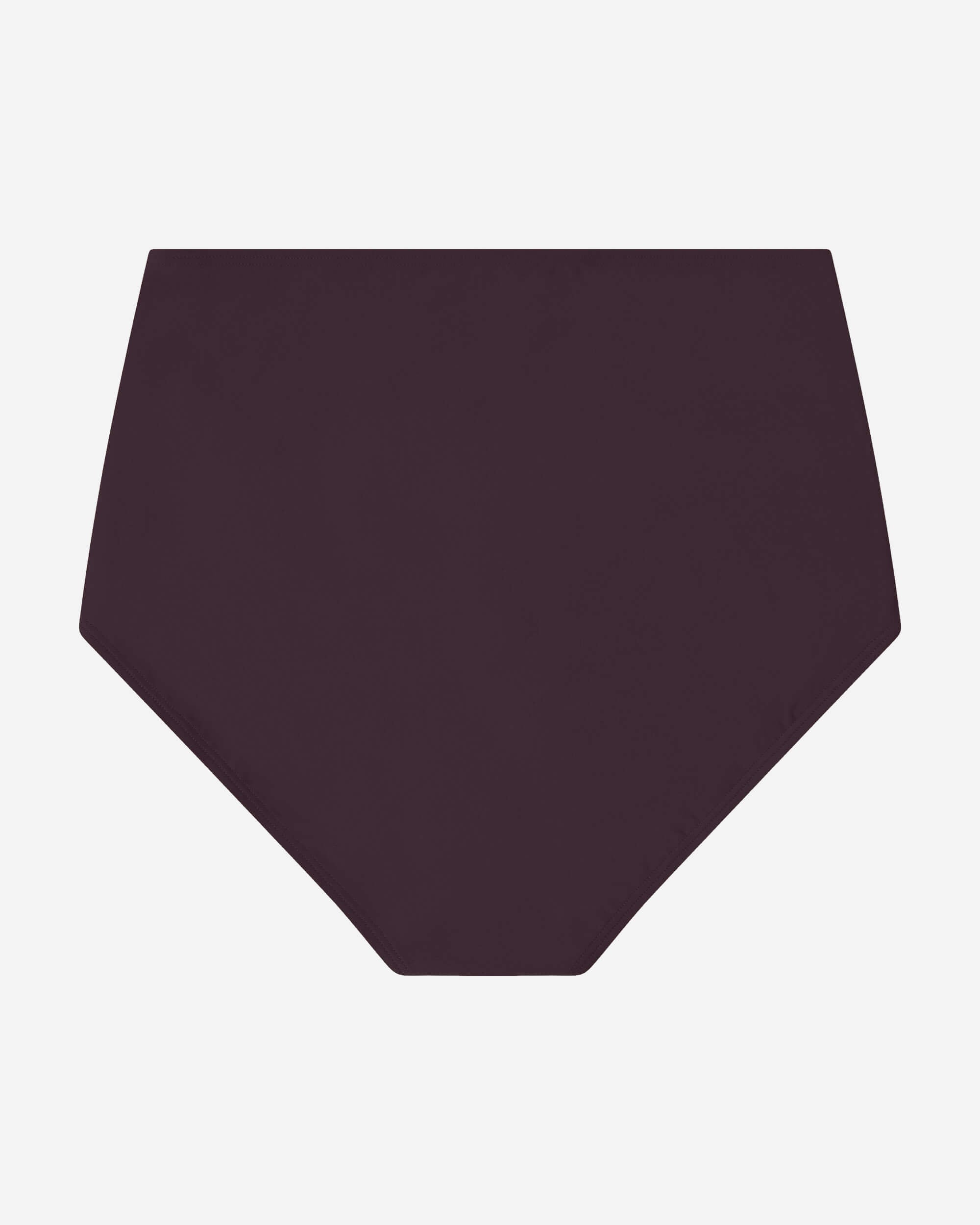 Bas de bikini violet foncé en Econyl durable de Matona