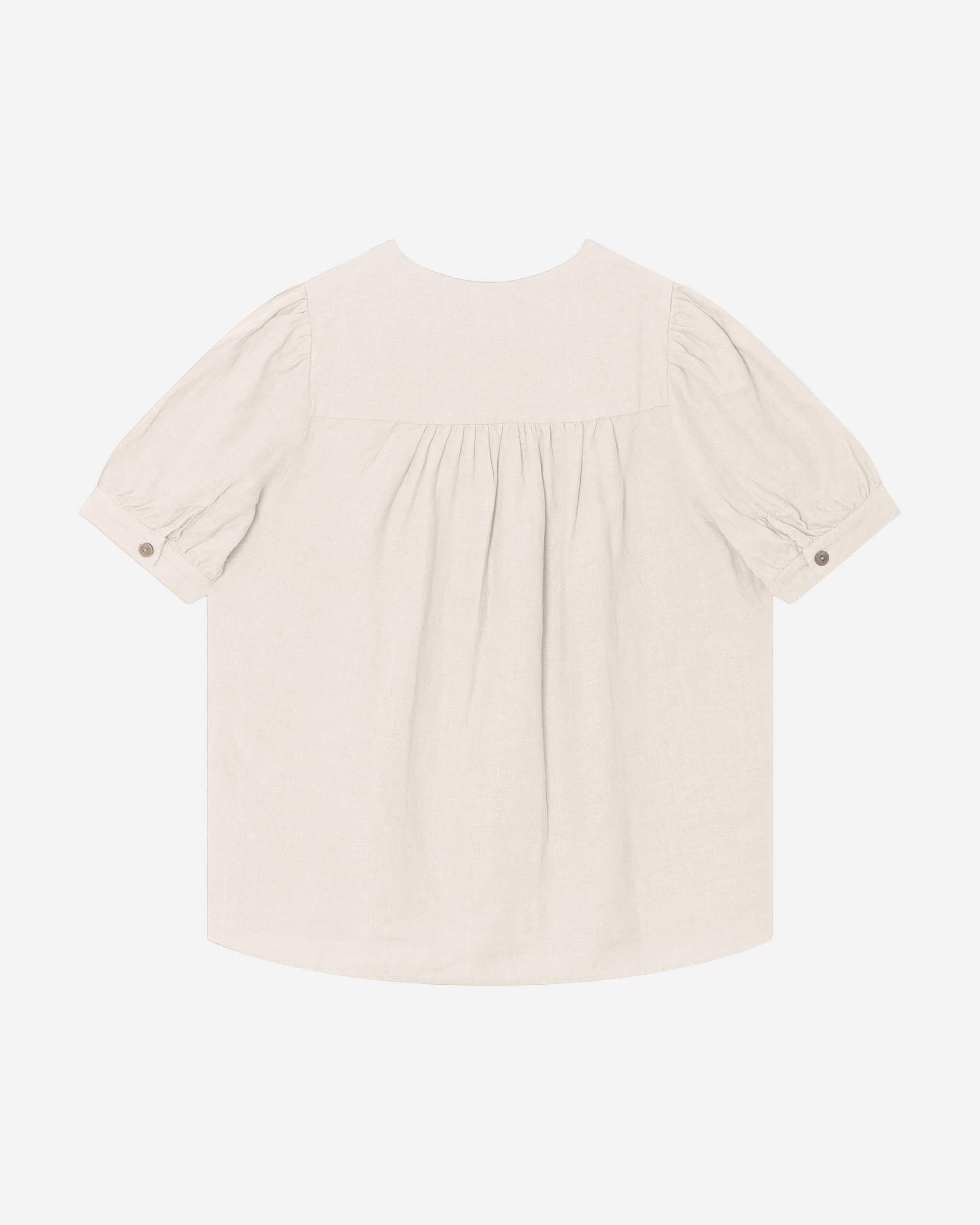 Weisse Bluse Day aus Leinen von Matona