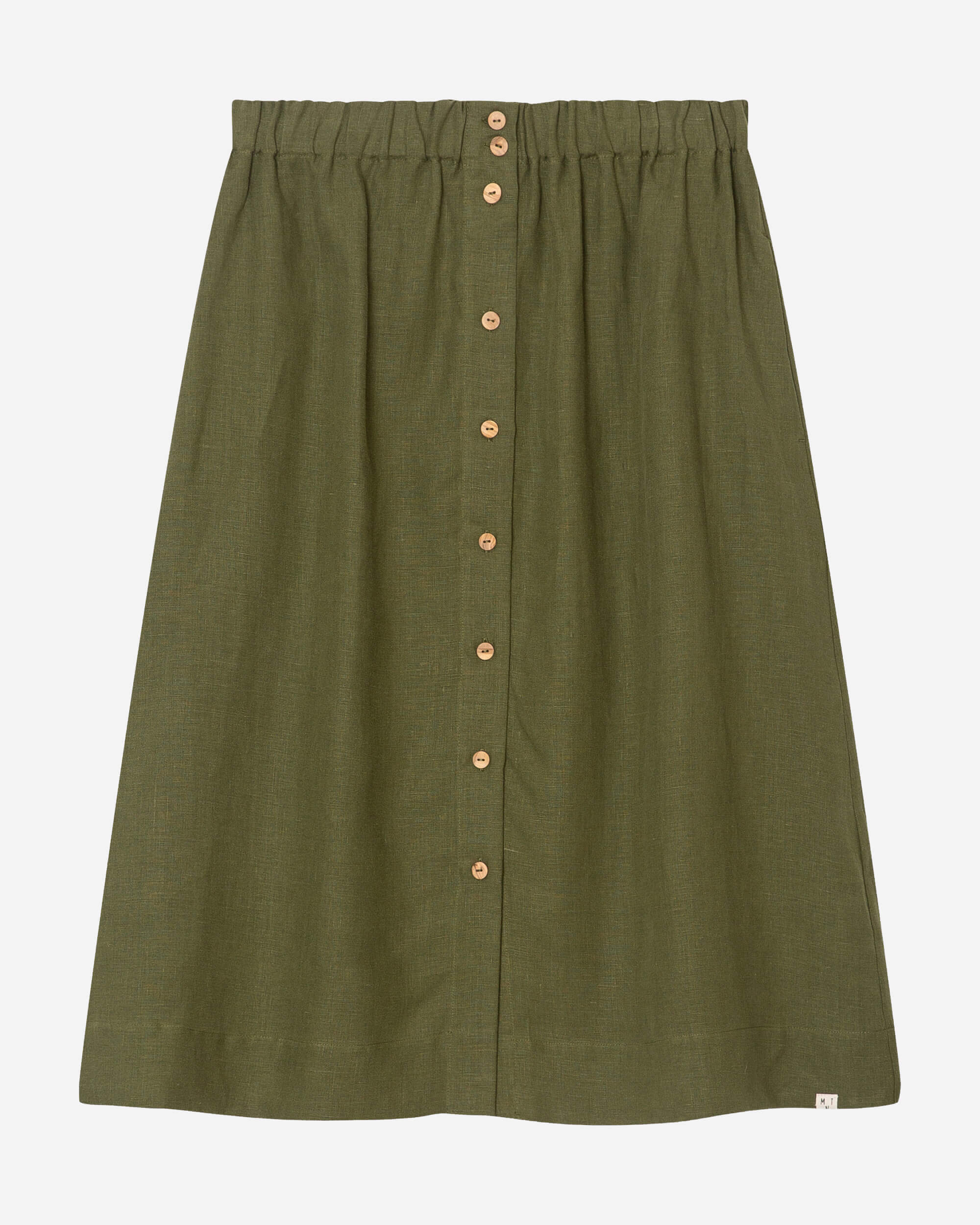 Jupe vert olive de Matona