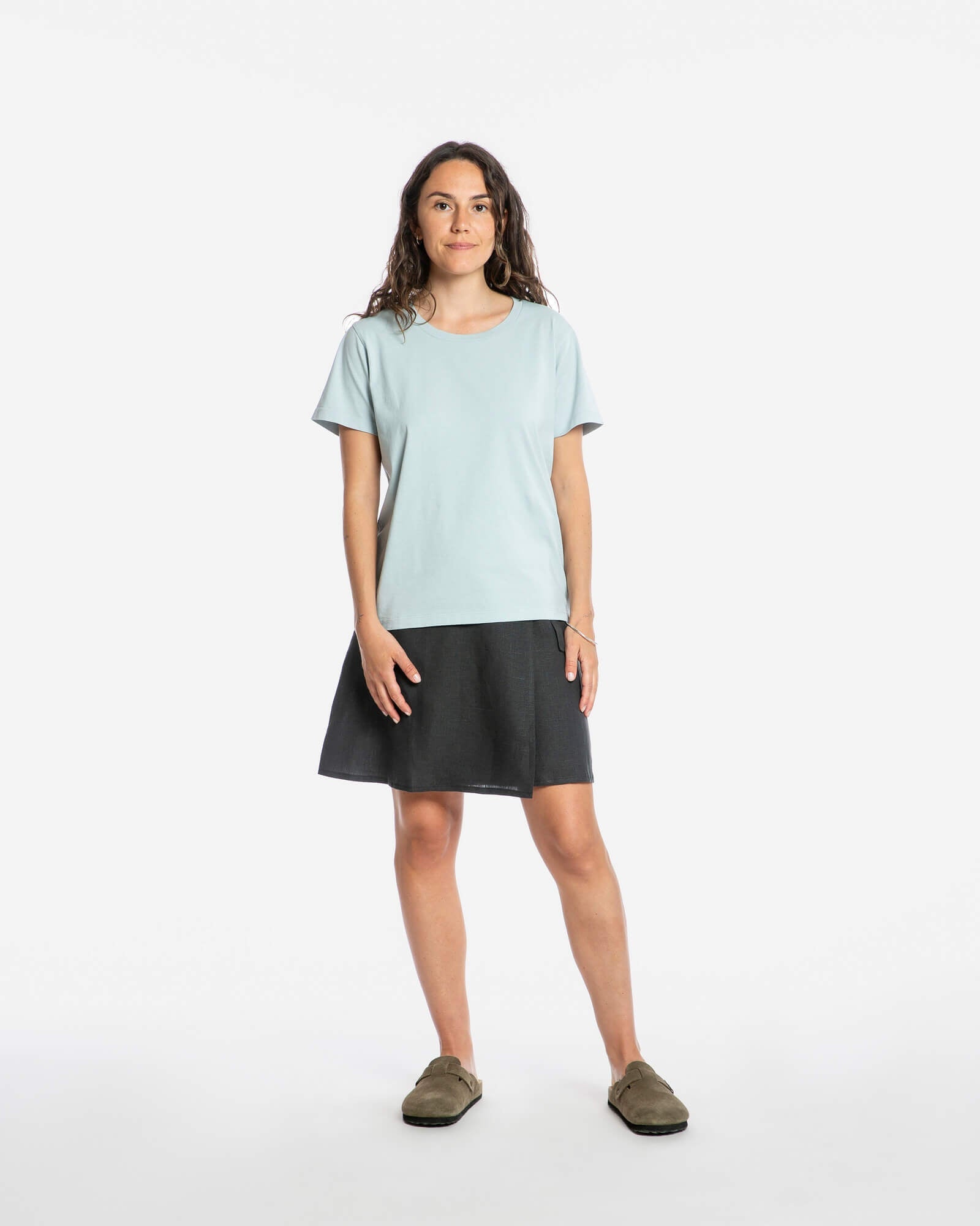 Hellblaues T-Shirt Core aus Bio-Baumwolle von Matona
