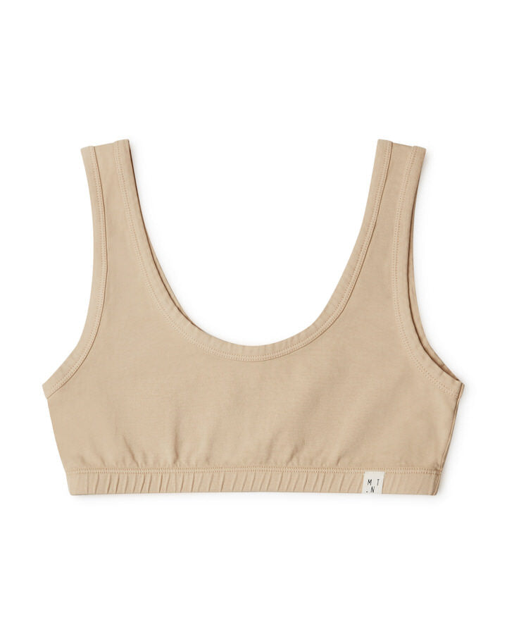 Beiger BH powder aus Bio-Baumwolle von Matona
