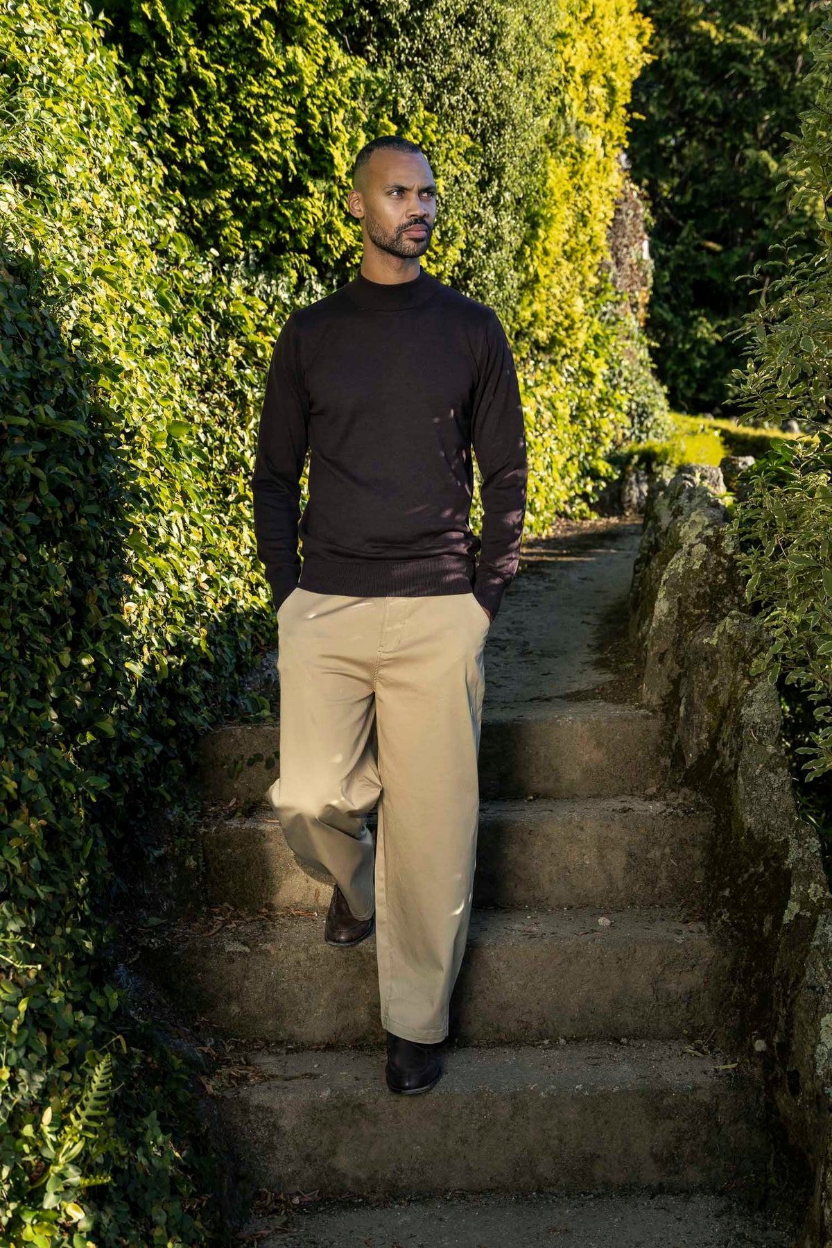 Strick Rollkragenpullover aus 100% Bio-Baumwolle von DIRTS