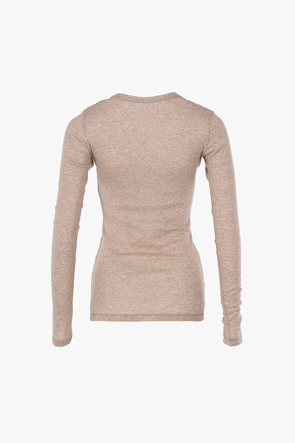 Beiges Langarmshirt aus 100% Bio-Baumwolle von Moya Kala