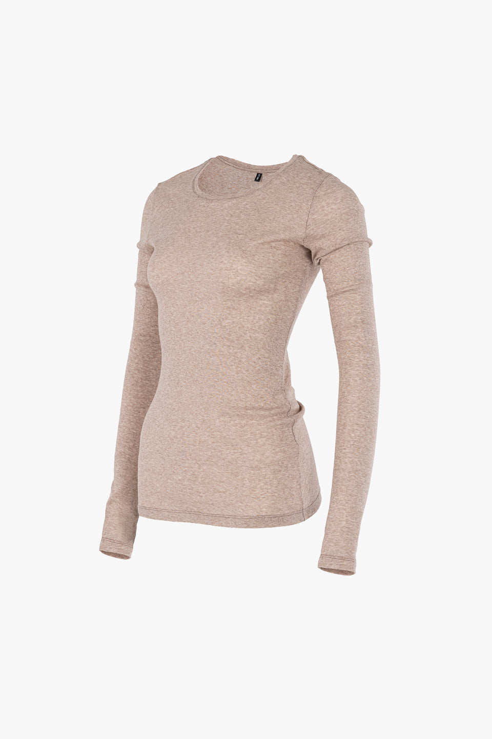 Beiges Langarmshirt aus 100% Bio-Baumwolle von Moya Kala